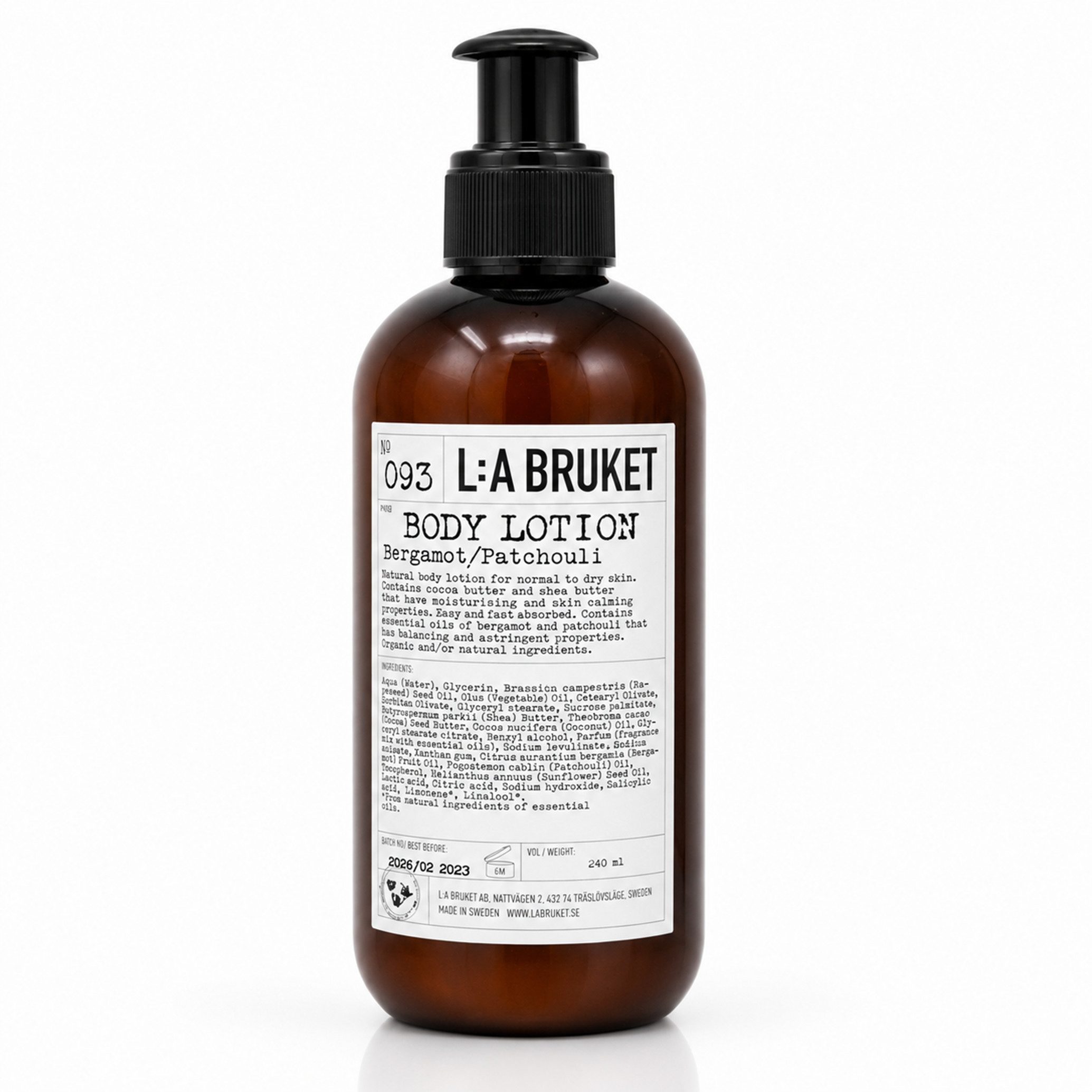 LAMBORGHINI Bodylotion La Bruket No 093 Body Lotion Patchouli 240ml