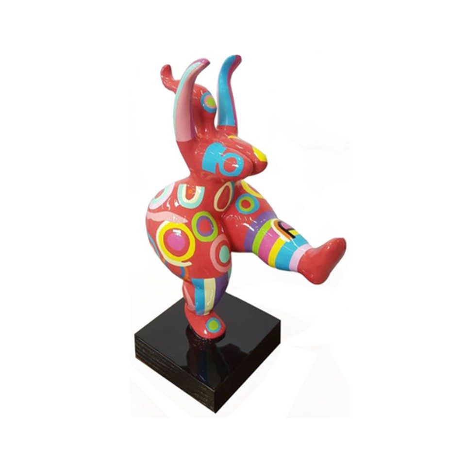 Xlmoebel Dekofigur Abstrakte Designer Kunst Bunte Figur Statue Skulpturen, Made in Europa