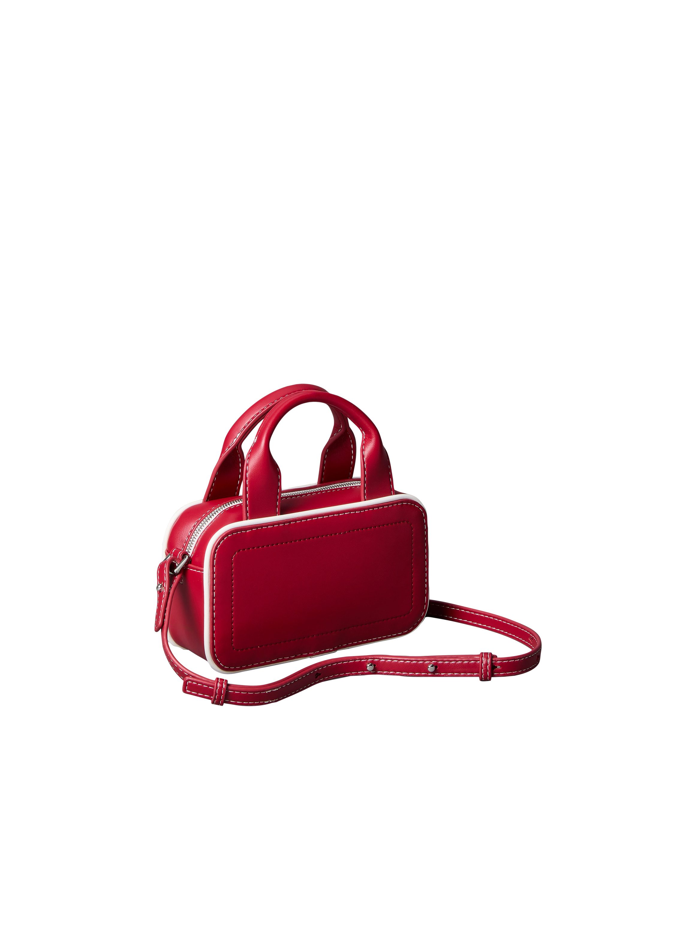 Calvin Klein Mini Bag CONTRAST CK MINI BAULETTO BAG, Mini Bag, Umhängetasche, Schultertasche im Kontrast-Look
