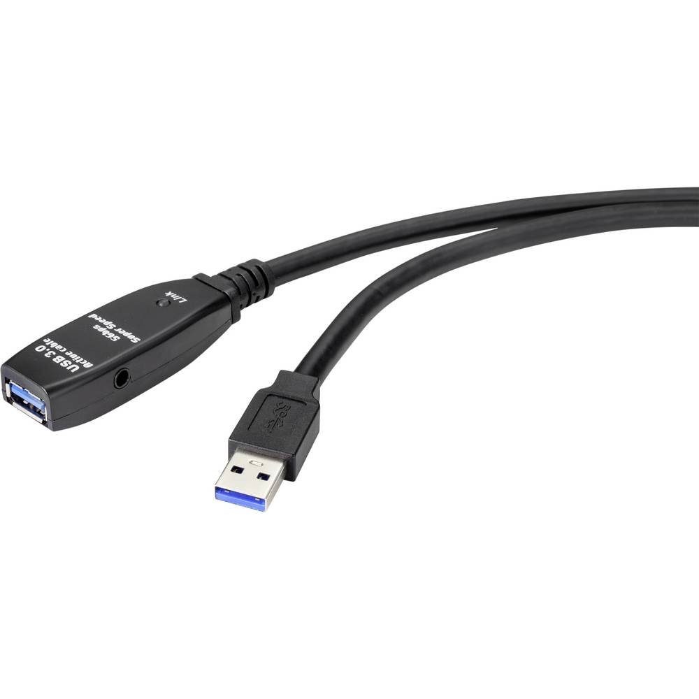 Renkforce USB 3 Verlängerungskabel 5 m USB-Kabel, USB 3.0 ...