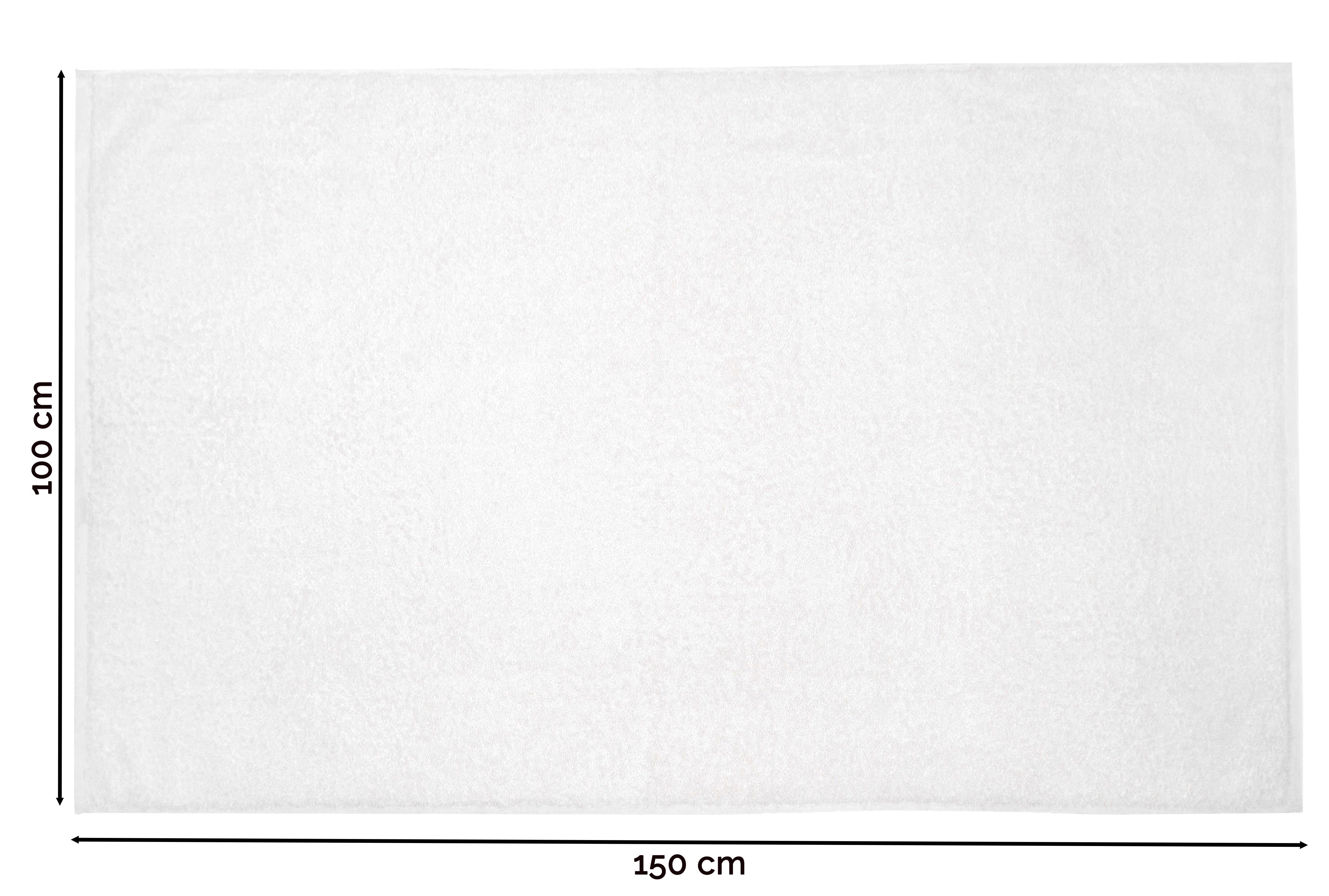 ZOLLNER Badetücher, Walkfrottier (2-St), 100 Baumwolle, 100% x 150 extra cm, flauschig