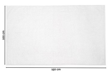 ZOLLNER Badetücher, Walkfrottier (2-St), 100 x 150 cm, 100% Baumwolle, extra flauschig