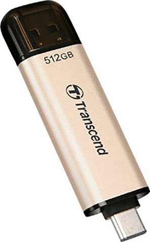 Transcend JetFlash 930C USB-Stick (USB 3.2, Lesegeschwindigkeit 420 MB/s)