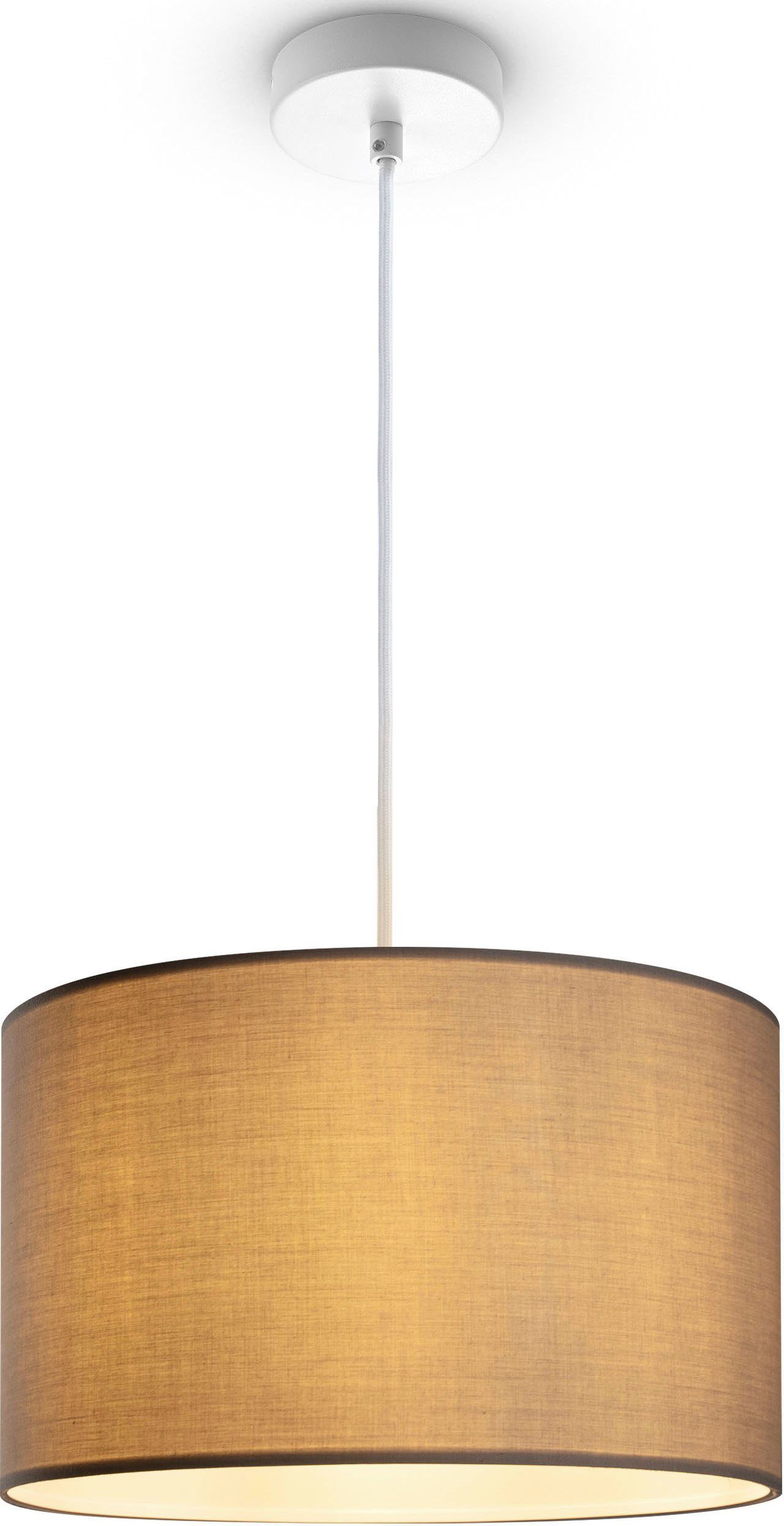 Paco Home Pendelleuchte HUGO UNI COLOR, günstig online kaufen