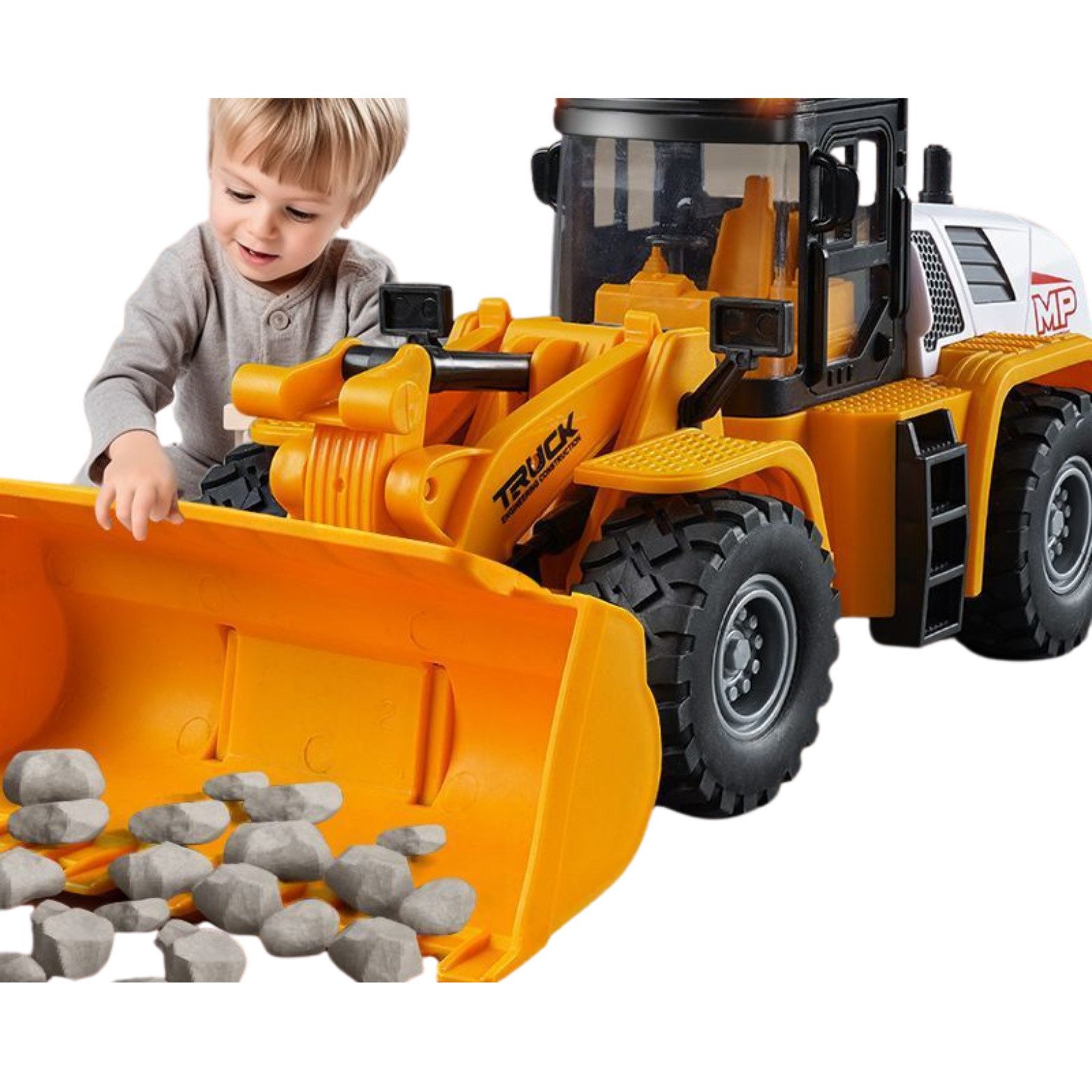 Esun Spielzeug-Bagger Auto Spielzeug Radlader, Spielzeugauto günstig online kaufen