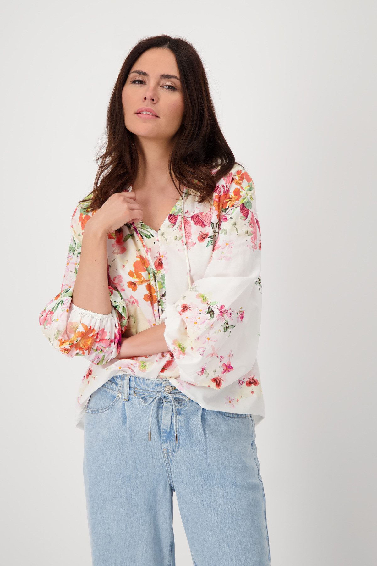 Monari Langarmbluse Bluse günstig online kaufen