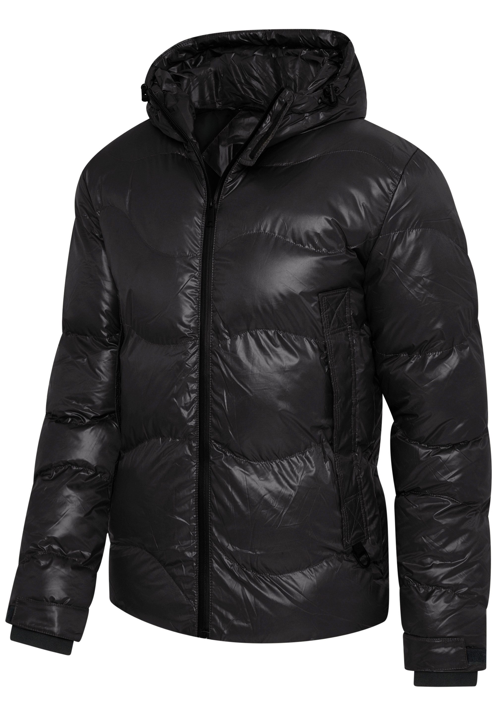 SOULSTAR Winterjacke S2VADUZ Herren Pufferjacke mit Kapuze warme Steppjacke