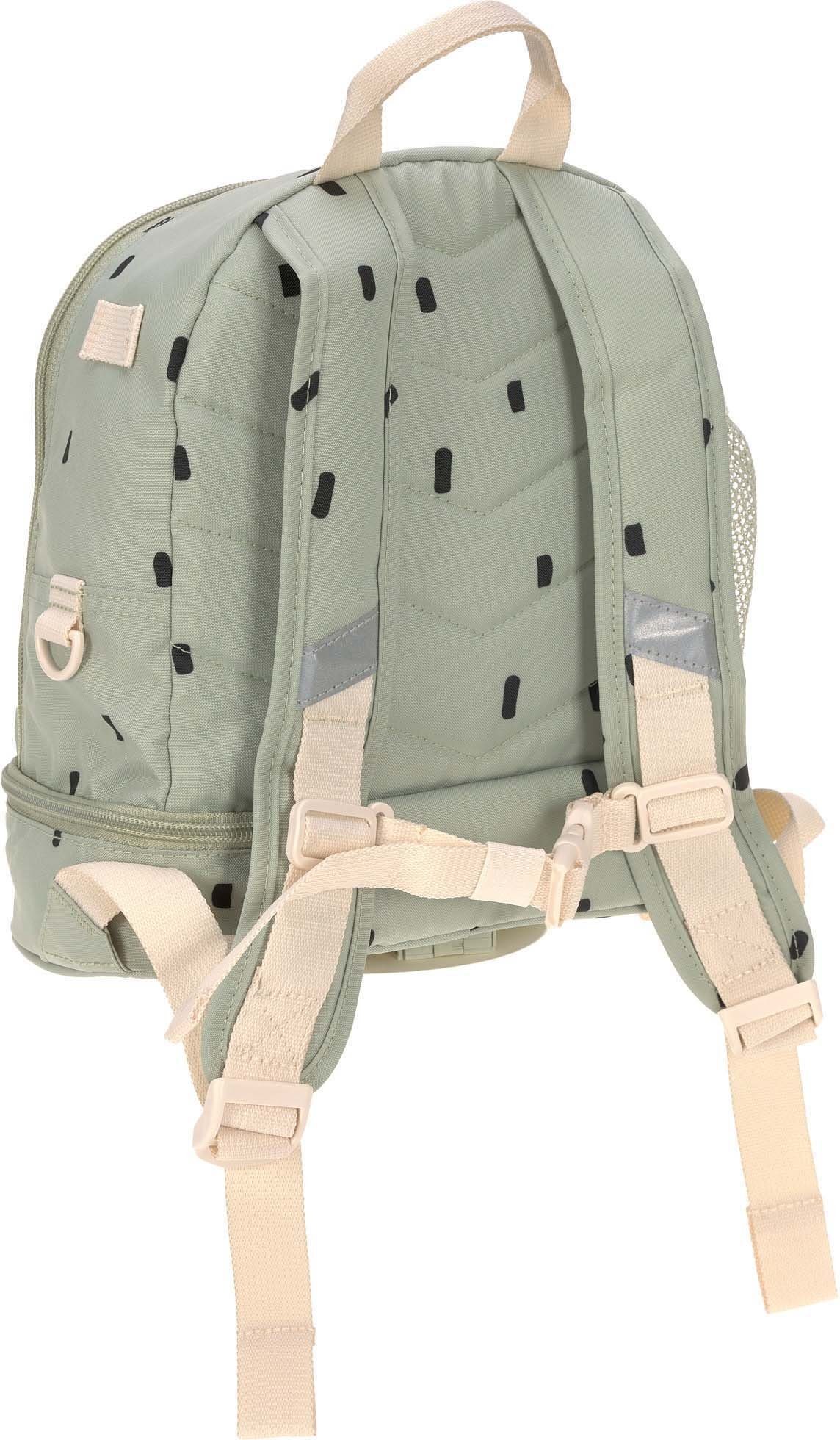 LÄSSIG Kinderrucksack Happy Prints, Mini Backpack, Light Olive