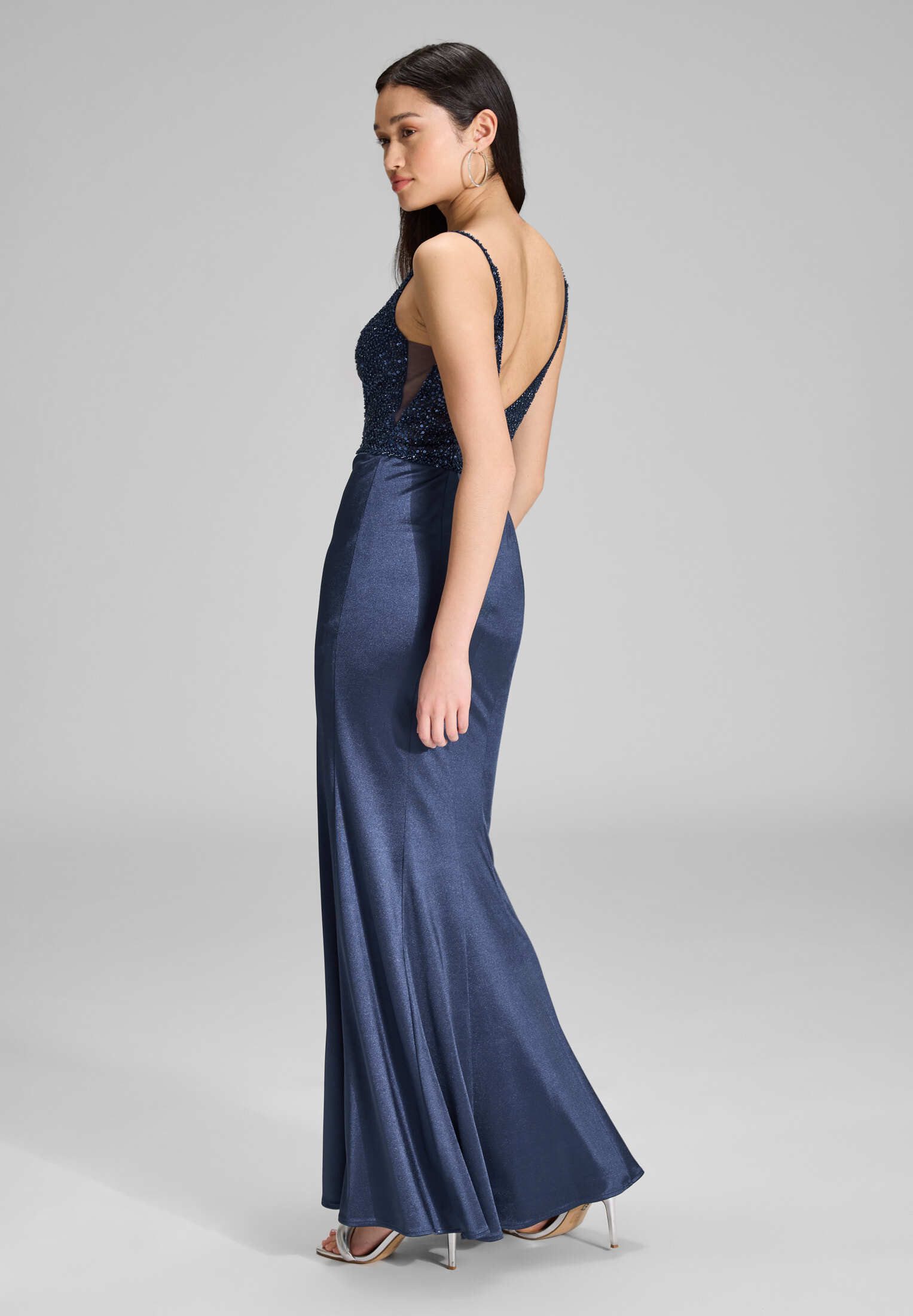 Hey Kyla Abendkleid - Abendkleid mit feiner Stickerei Figurbetonte Passform günstig online kaufen