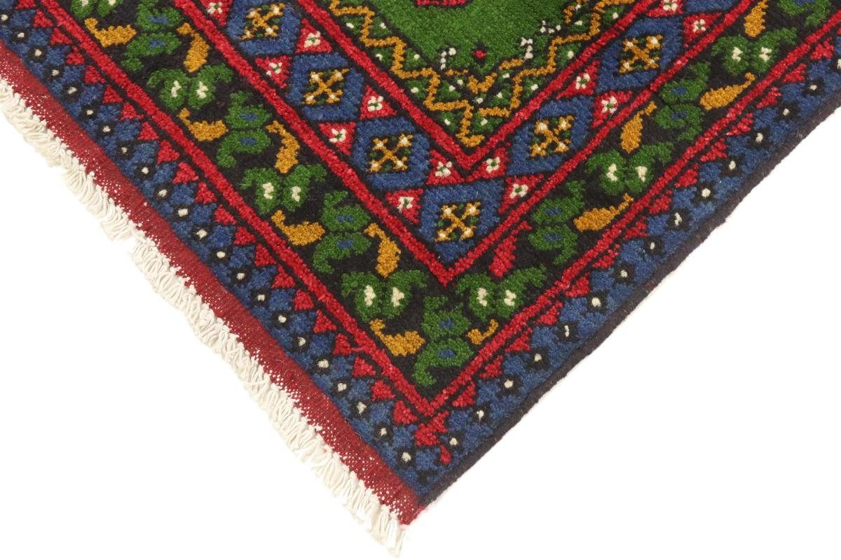Trading, Orientteppich Läufer, rechteckig, Nain Handgeknüpfter Orientteppich Afghan mm 85x199 Akhche 6 Höhe: