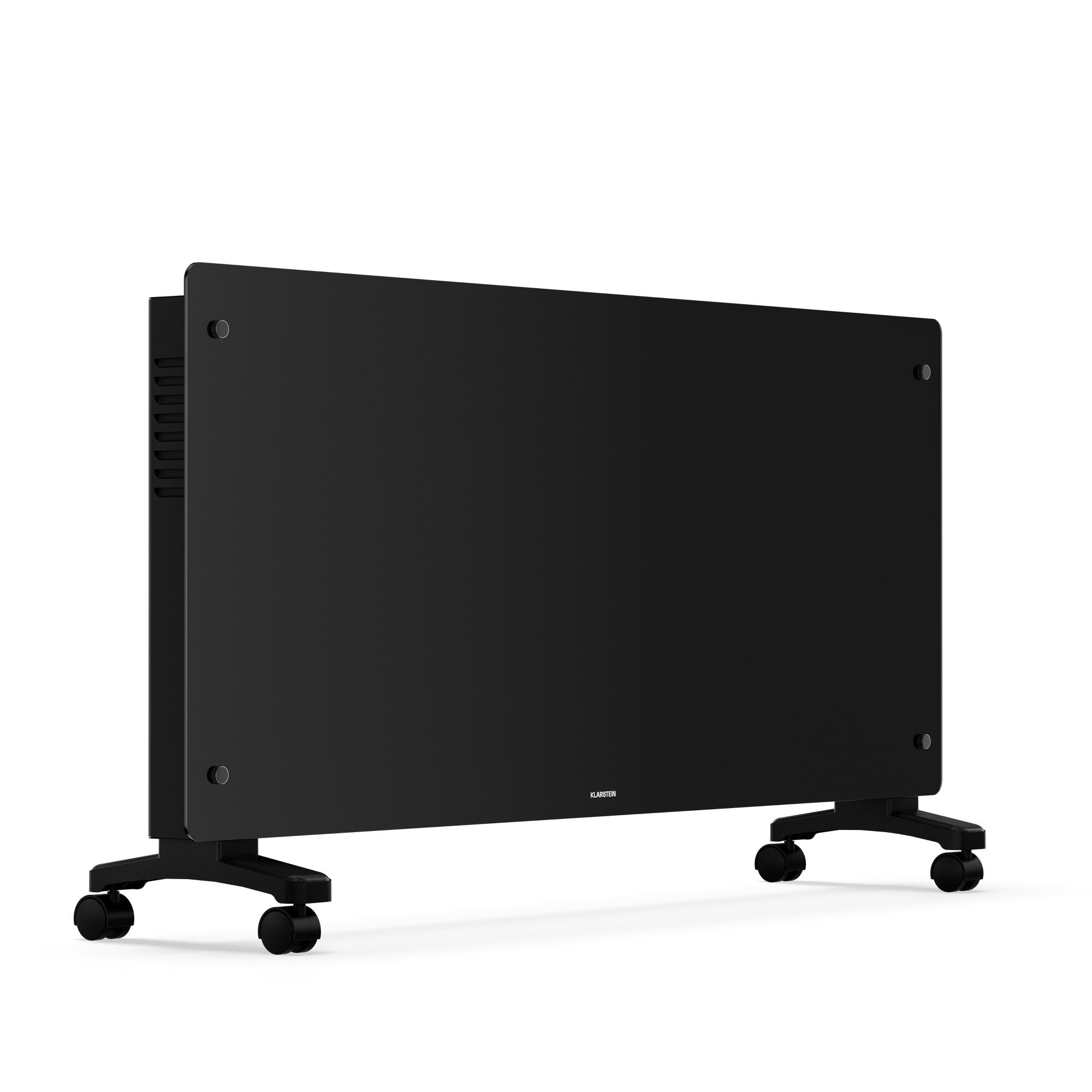 Klarstein Heizstrahler Bornholm, Elektrische Heizung Heizstrahler Badezimmer Küche App Touch Schwarz