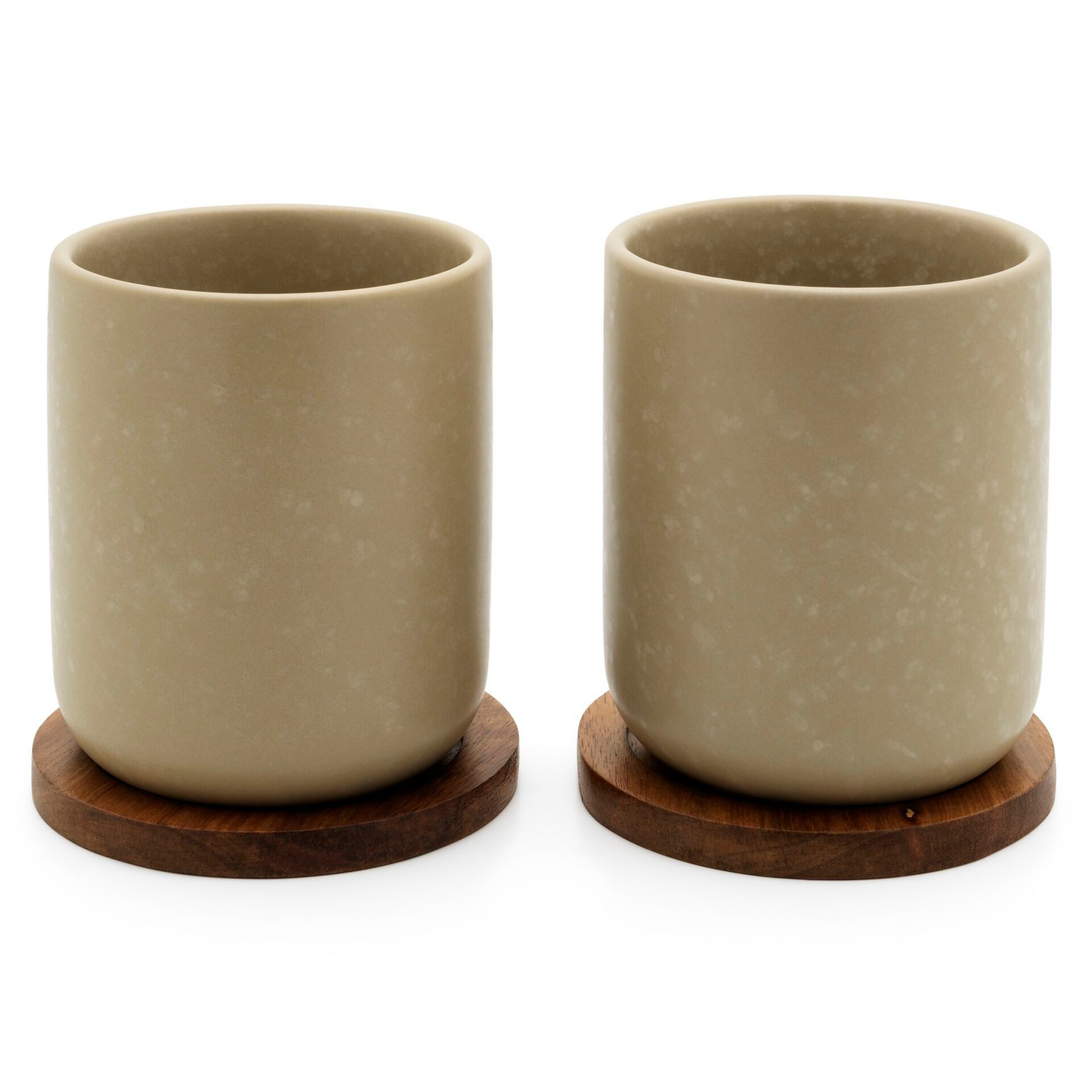 Becher Bredemeijer Teebecher Umea 200ml beige mit Untersetzer 142025