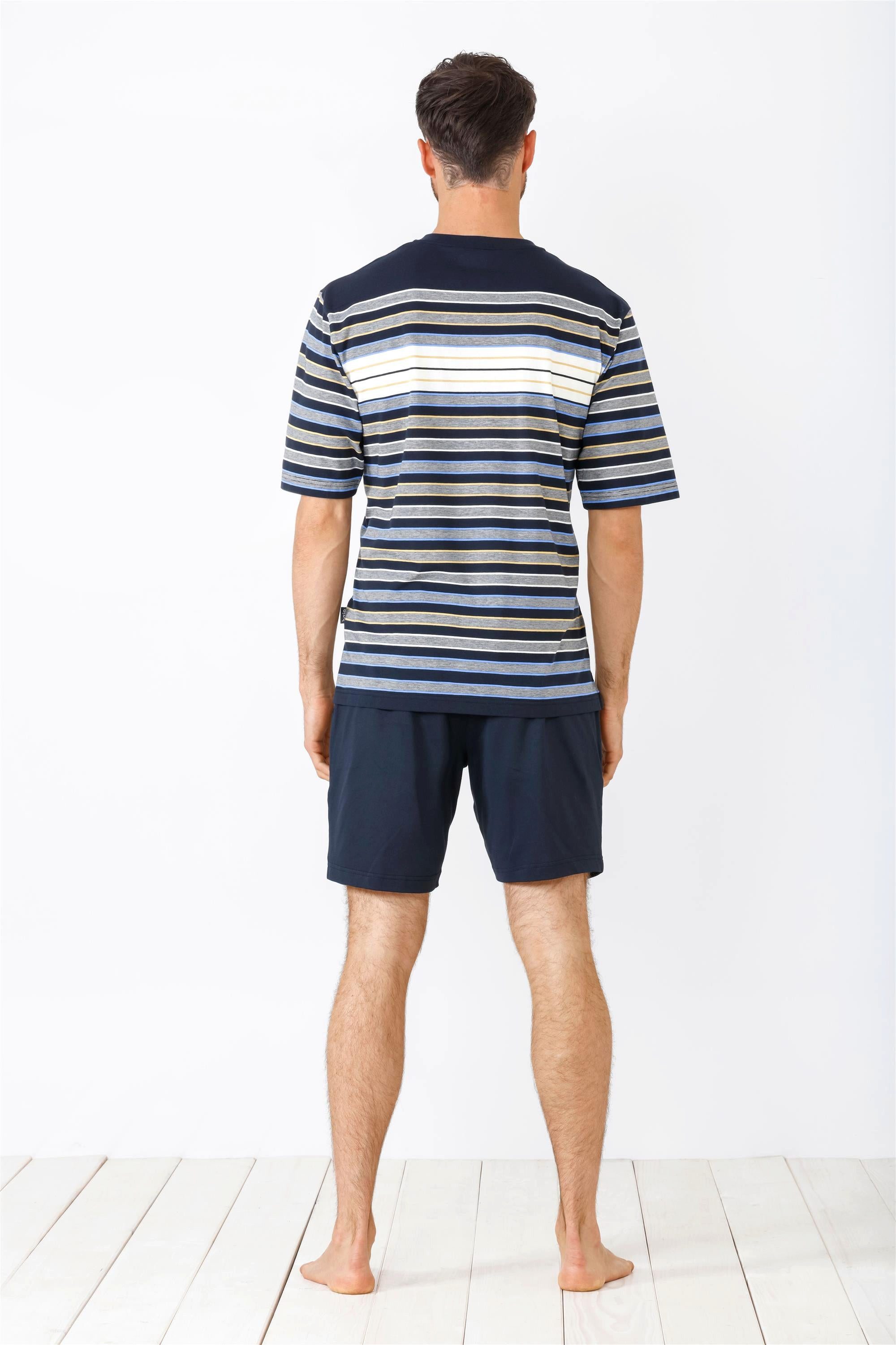 Hajo Schlafanzug Herren Shorty, Klima-Komfort günstig online kaufen