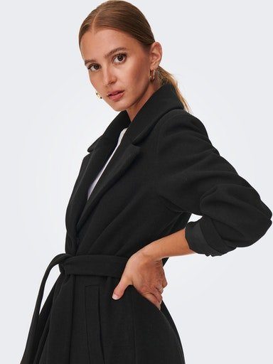 ONLY ONLCLARA OTW X-LONG COAT CS Langmantel Black