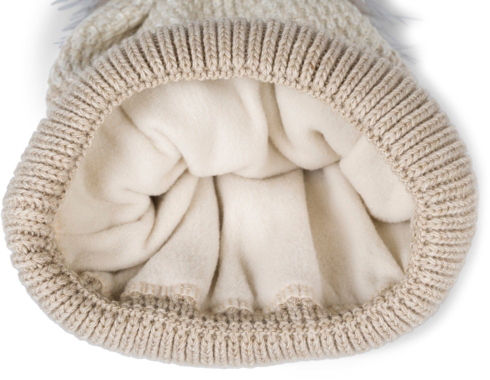 styleBREAKER Bommelmütze Strick Bommelmütze mit Farbverlauf günstig online kaufen
