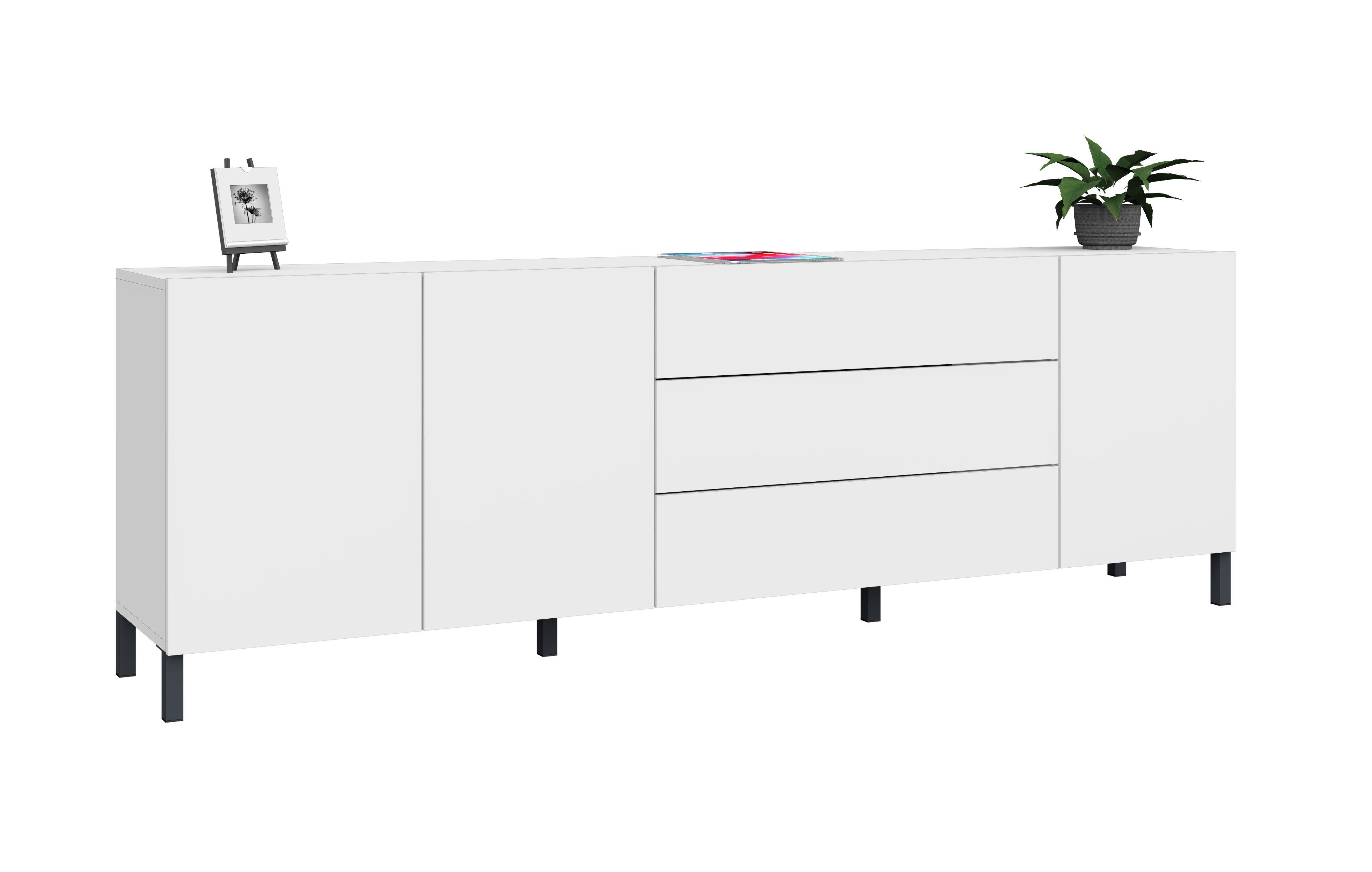 borchardt Möbel Sideboard Pori, Breite 190 günstig online kaufen