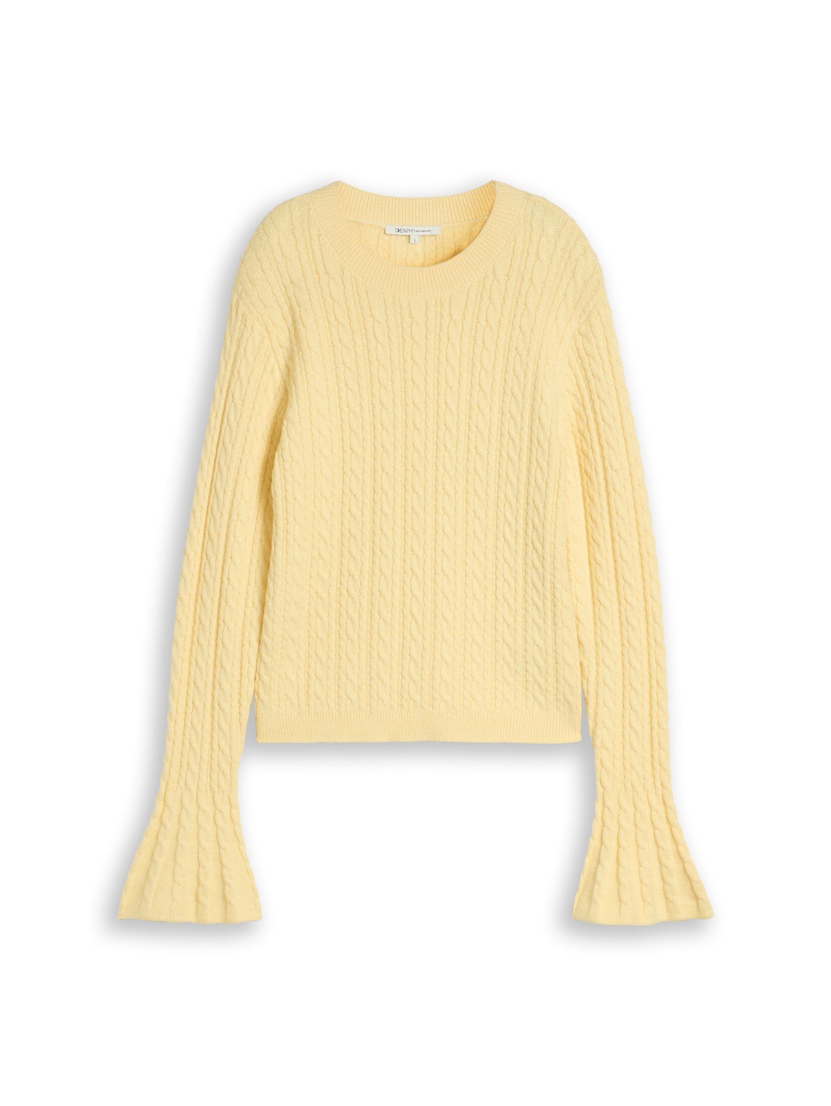 TOM TAILOR Denim Strickpullover Pullover & Strickjacken Strickpullover mit Zopfmuster