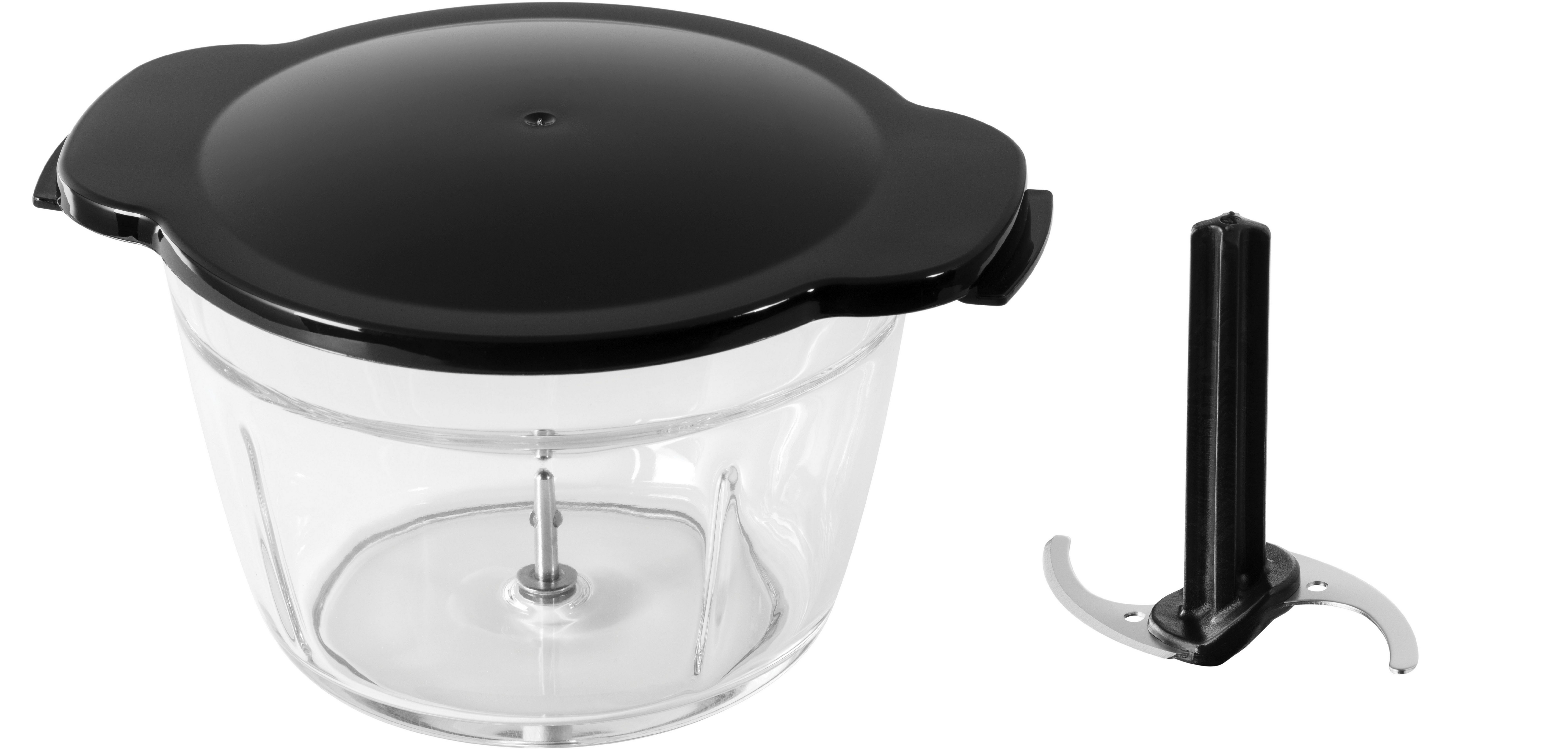 RUSSELL HOBBS Zerkleinerer Desire 27130-56, 1L Glasbehälter mit Anti-Rutsch-Boden, 350 W, spülmaschinengeeignetes Edelstahl Messer