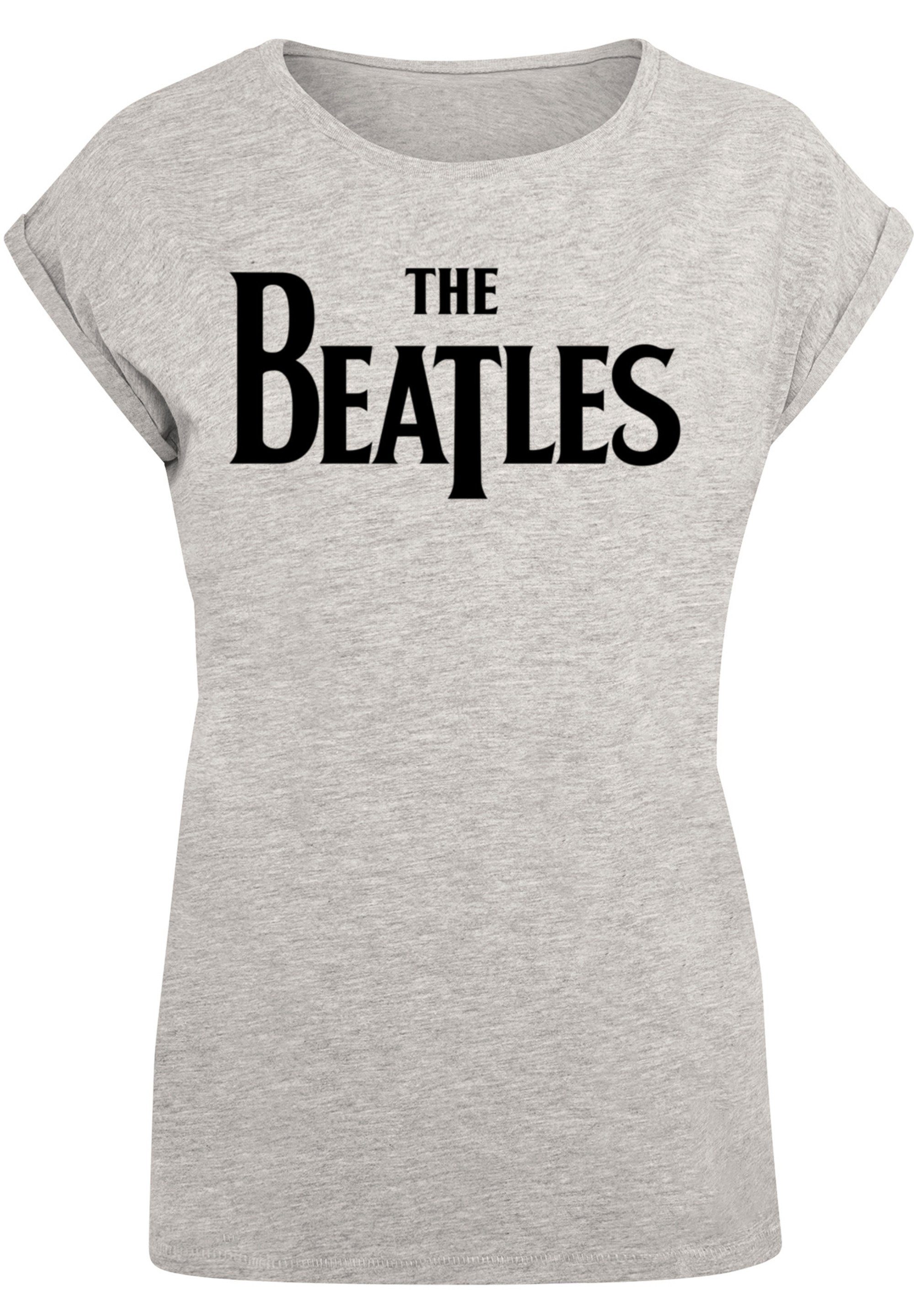 F4NT4STIC T-Shirt The Beatles Band Das Logo ist trägt Model Größe 170 Black Drop groß cm Print, T und M