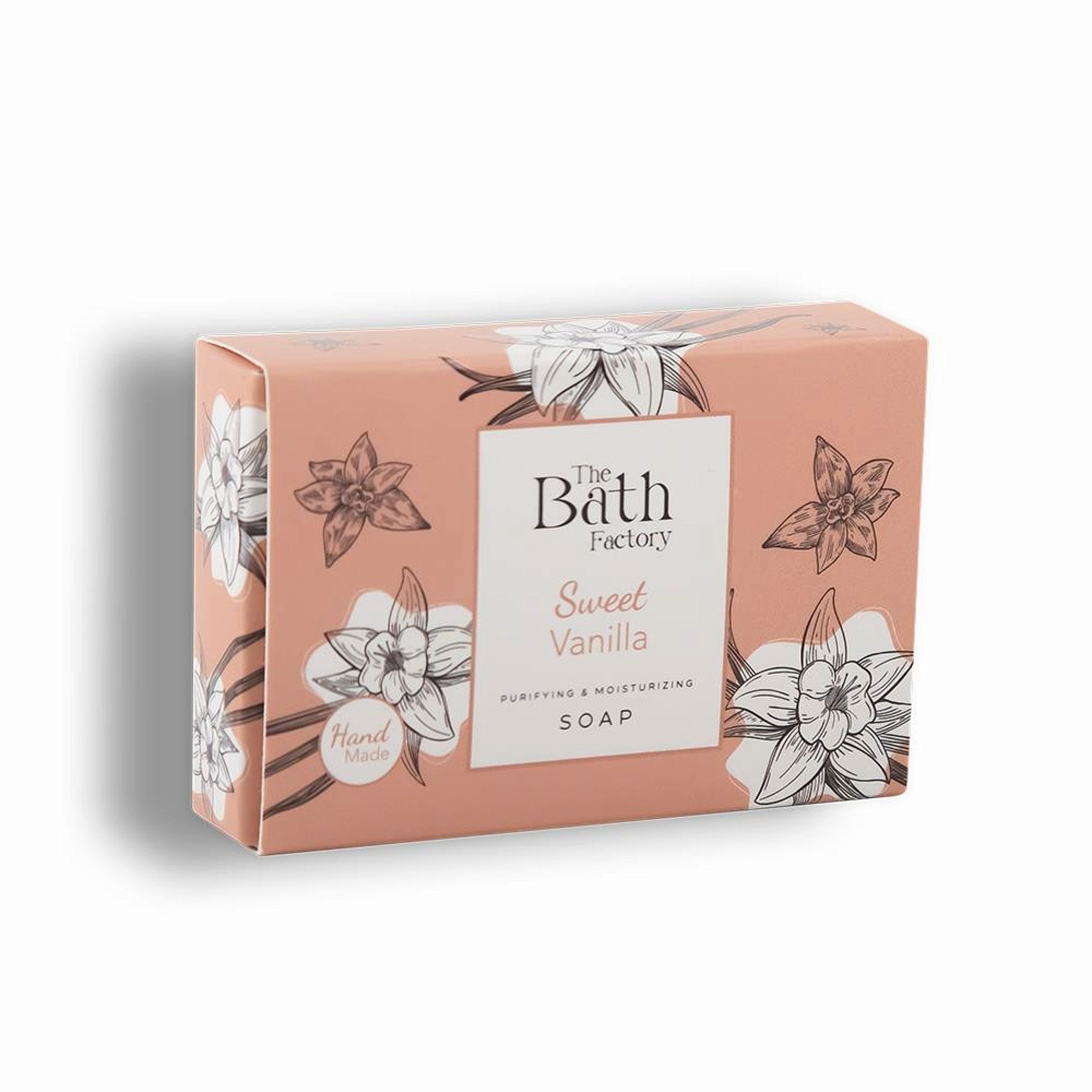 The Bath Factory Feste Duschseife Sweet Vanilla Feuchtigkeitsspendende - Gesichts und Körperseife