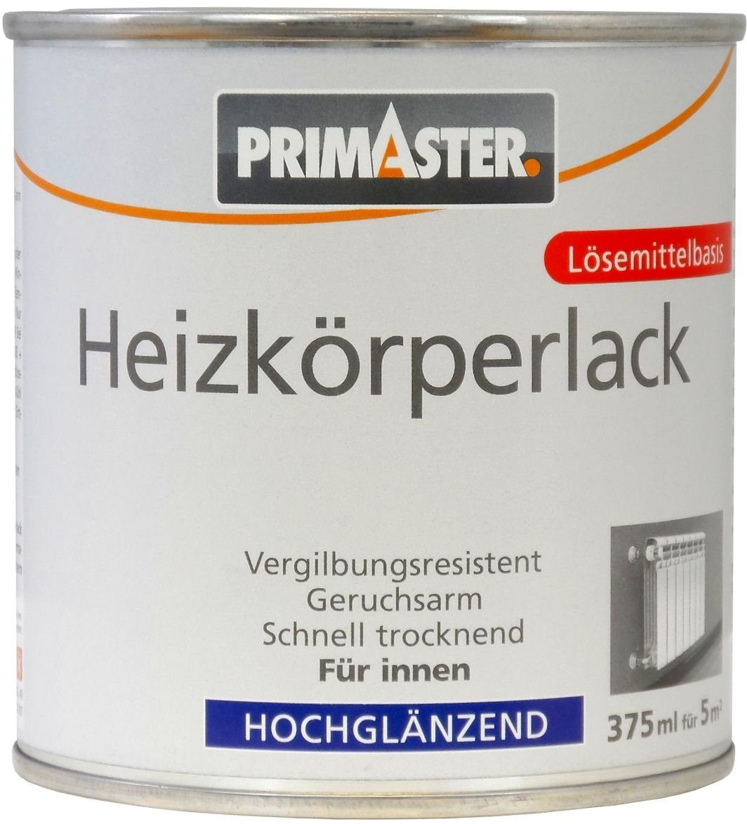 Primaster Heizkörperlack Primaster ml 375 weiß Heizkörperlack hochglänzend