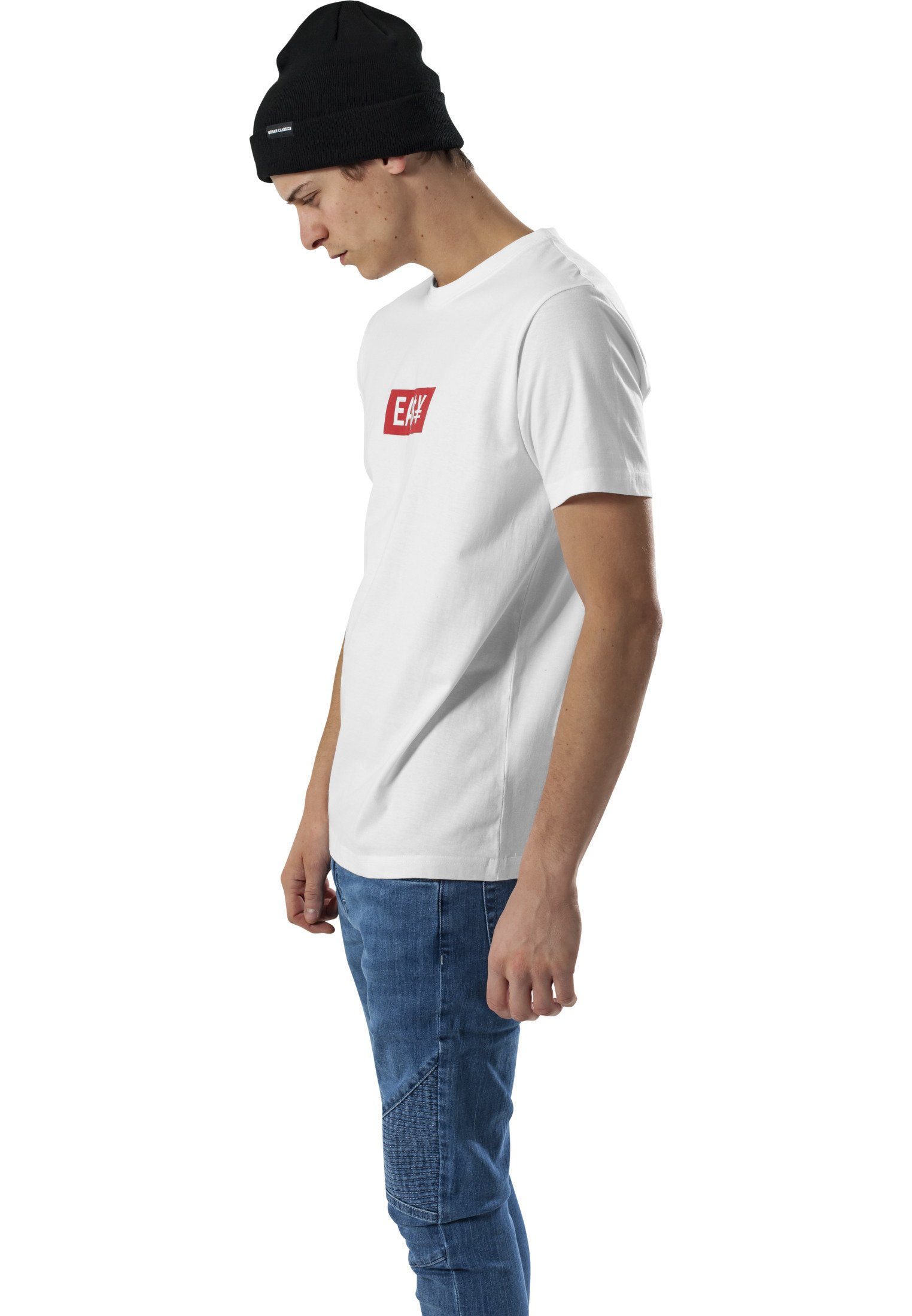MisterTee T-Shirt Easy Herren Tee (1-tlg) Box white