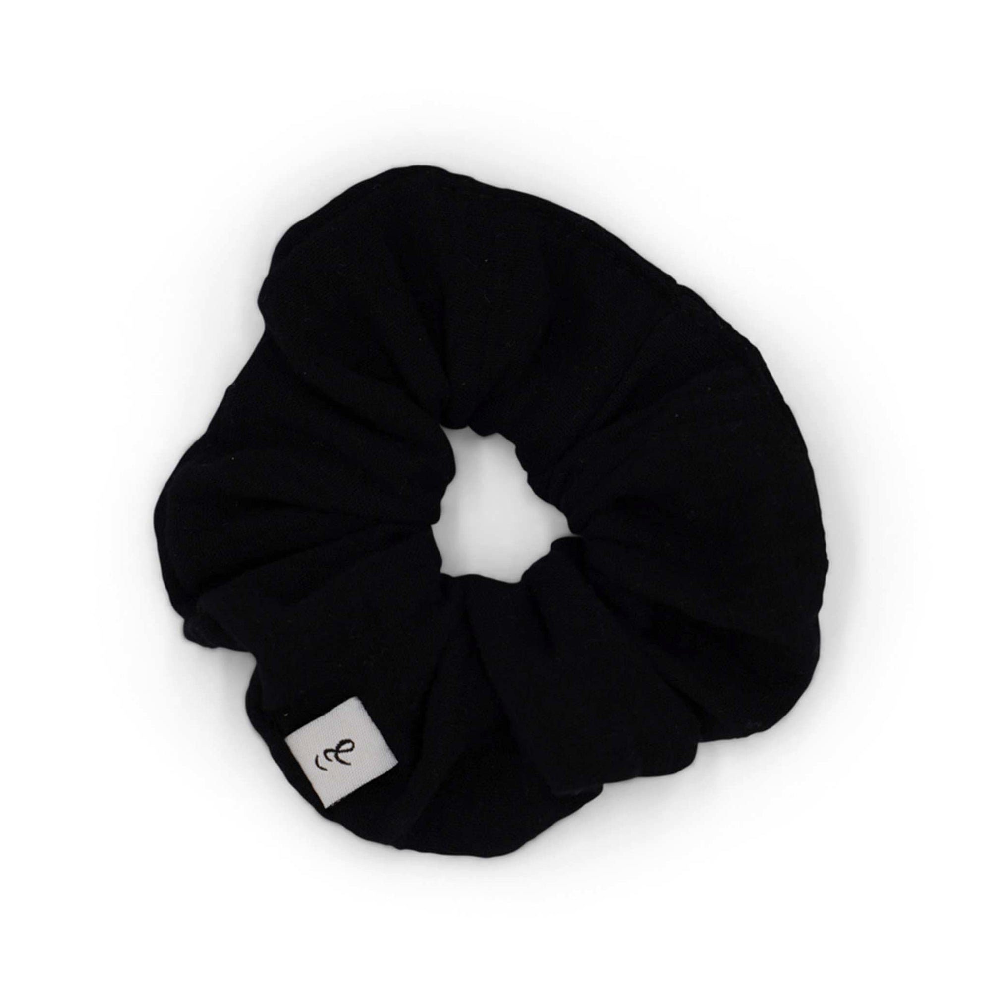 hutch&putch Haargummi Musselin-Scrunchie • Erwachsene, 1-tlg. Schwarz