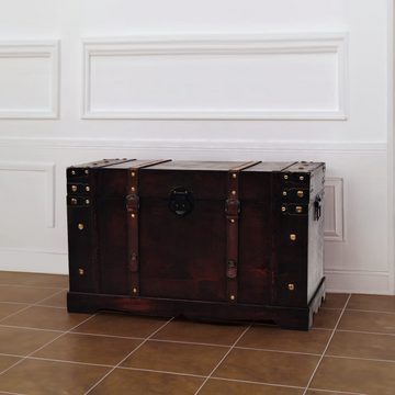 vidaXL Aufbewahrungsbox Vintage Schatztruhe Holz 66 x 38 x 40 cm