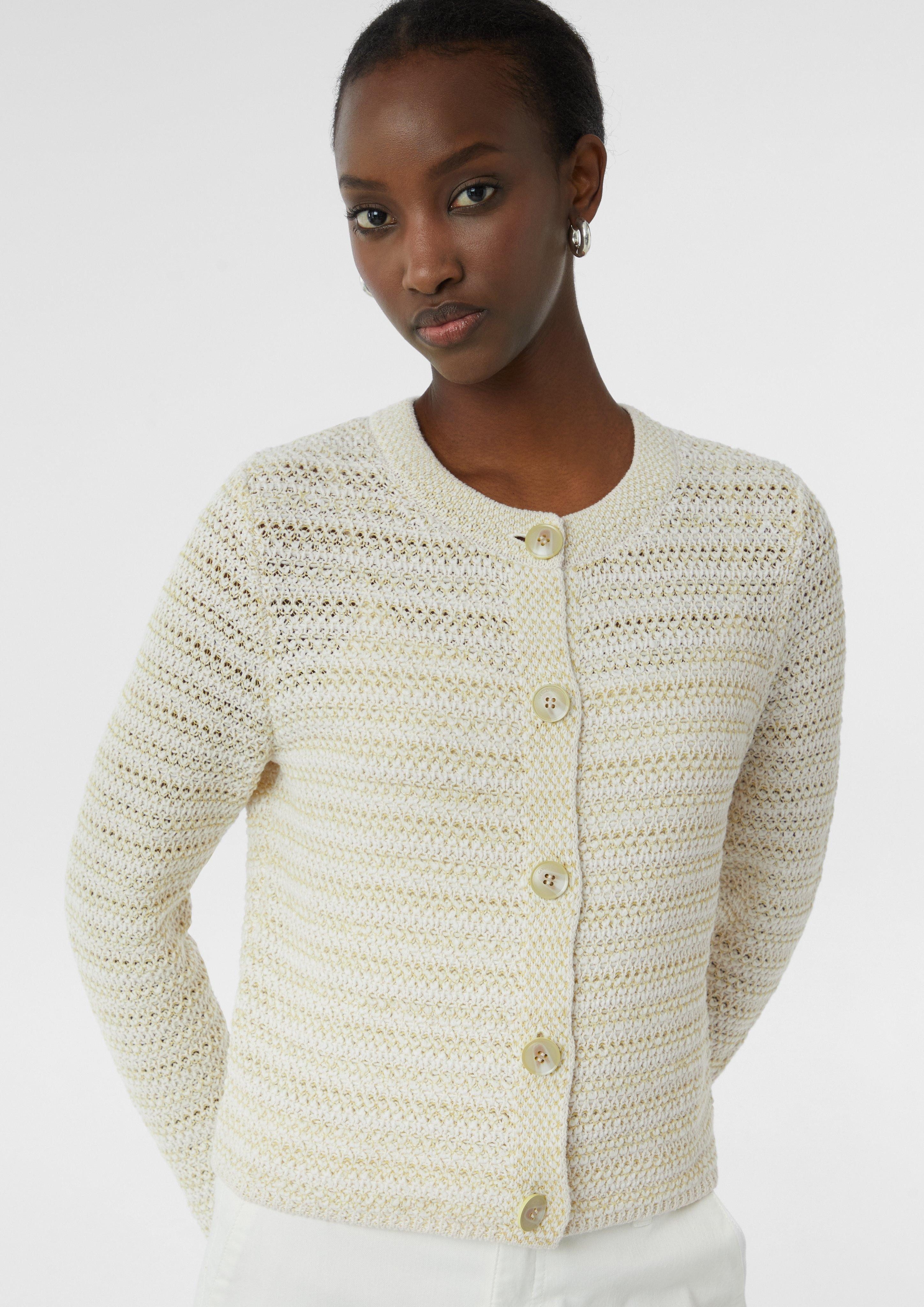comma casual identity Strickjacke Strukturierter Cardigan günstig online kaufen