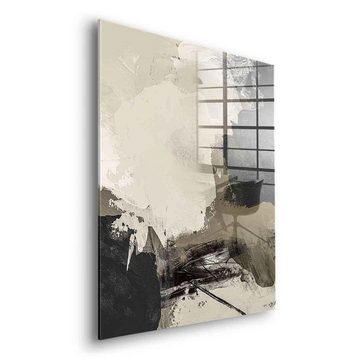 DOTCOMCANVAS® Acrylglasbild Seeking Enlightenment - Acrylglas, Acrylglasbild beige braun moderne abstrakte Kunst Druck Wandbild