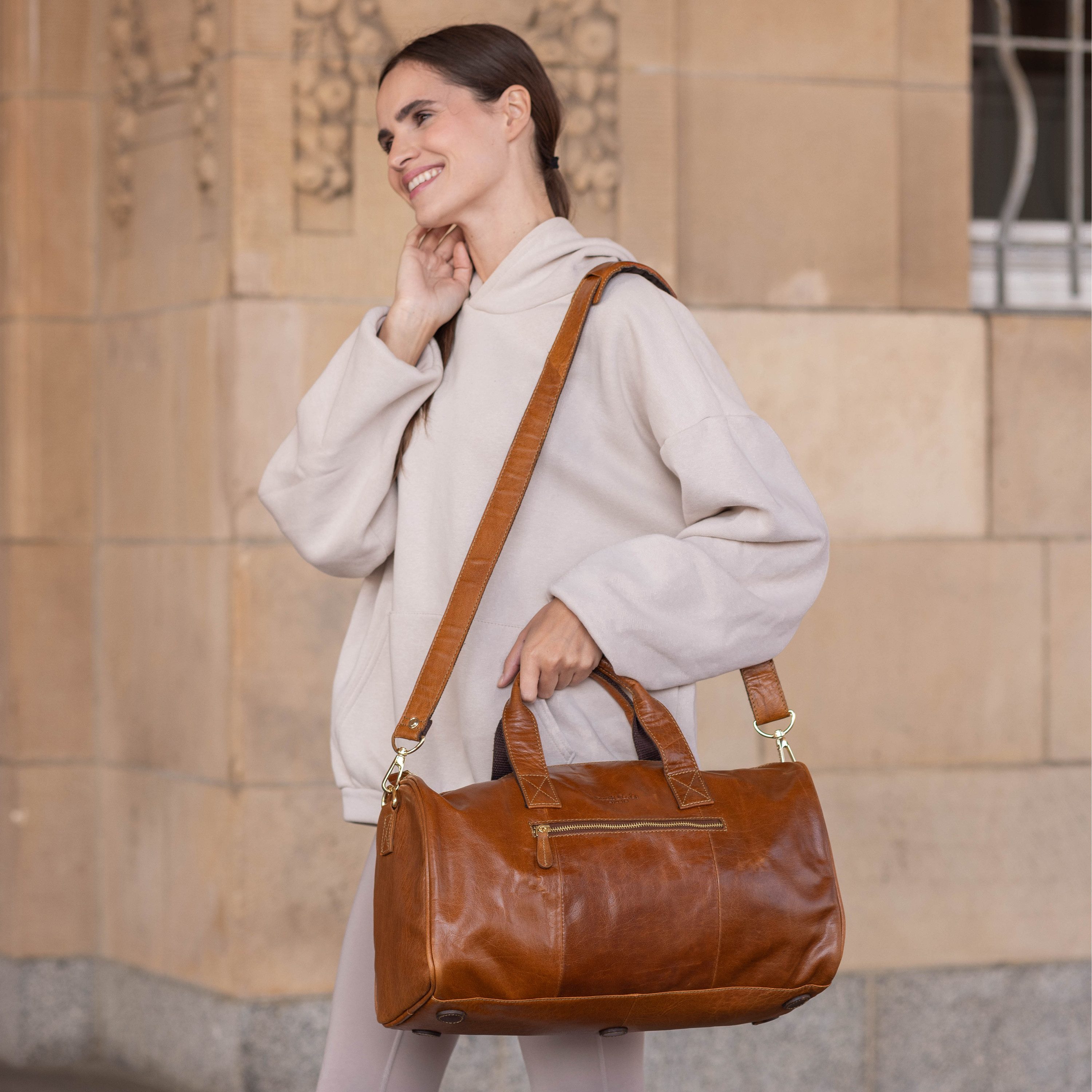 Gusti Leder Reisetasche Gusti Leder Reisetasche Hall (1-tlg)