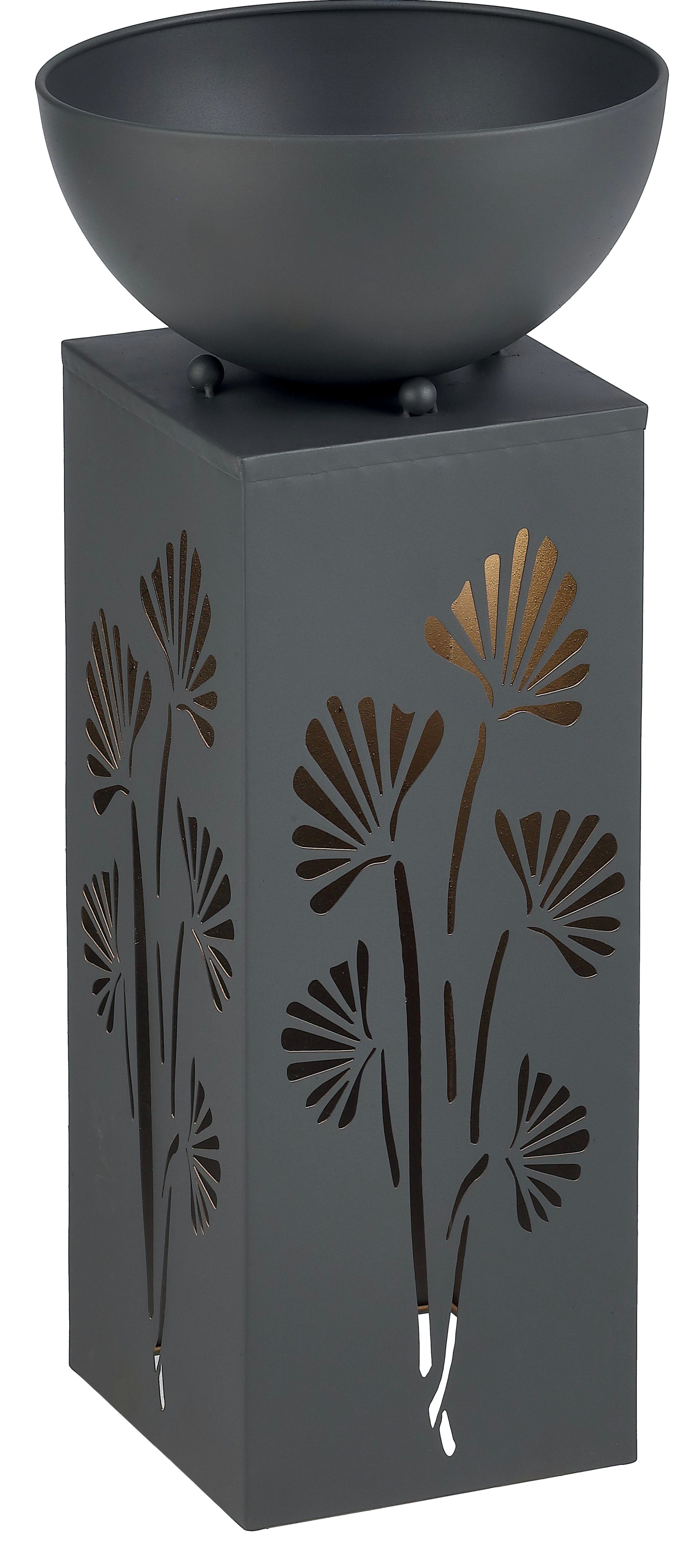 IC Gardenstyle Dekosäule LED Dekosäule mit abnehmbarer Pflanzschale und Bel günstig online kaufen