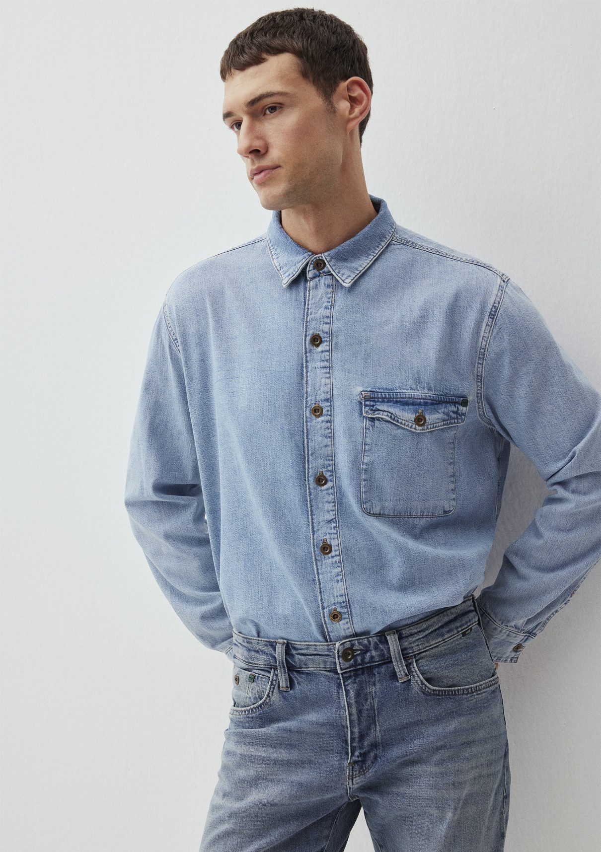 Mavi Jeanshemd TYLER Hemd Denim