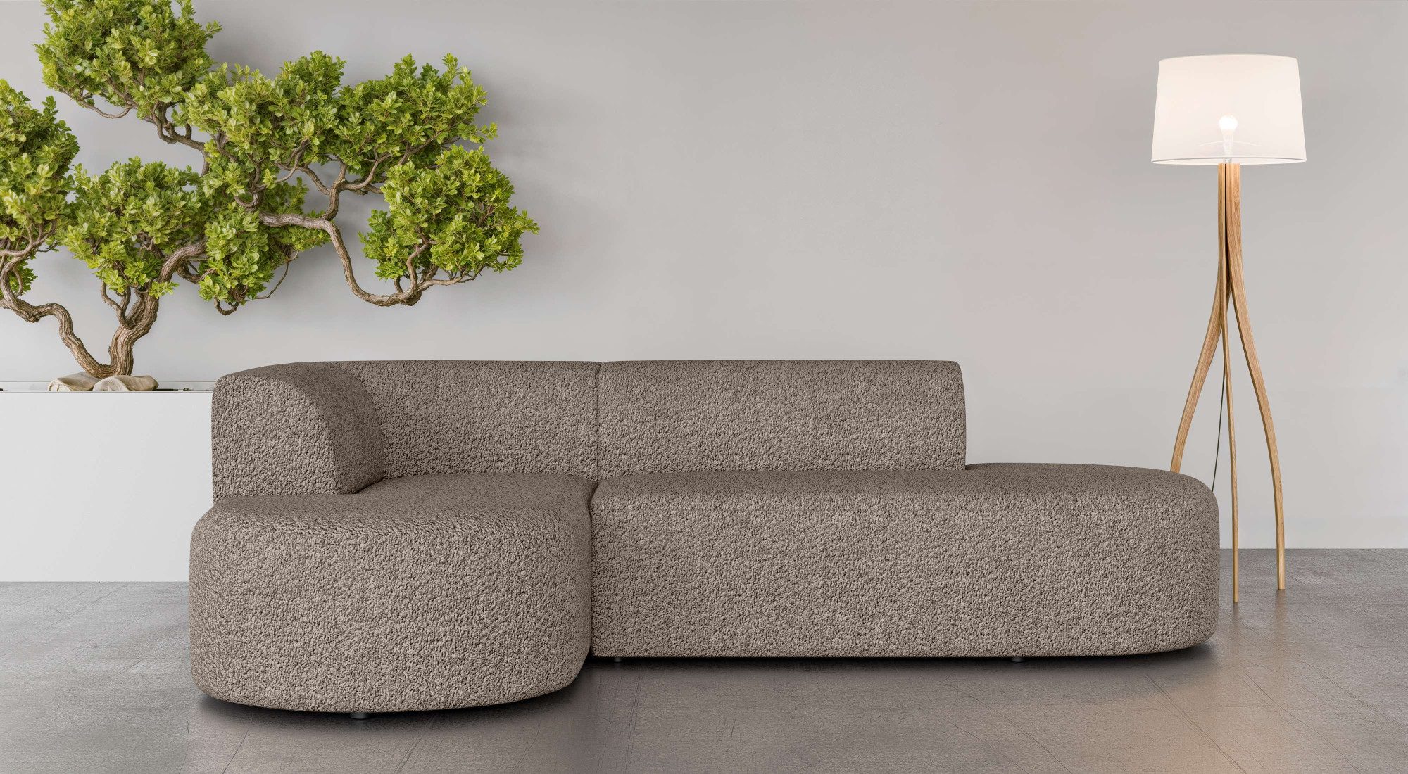 Ecksofa Ecksofa Tvinne mit Ottomane links oder rechts bestellbar