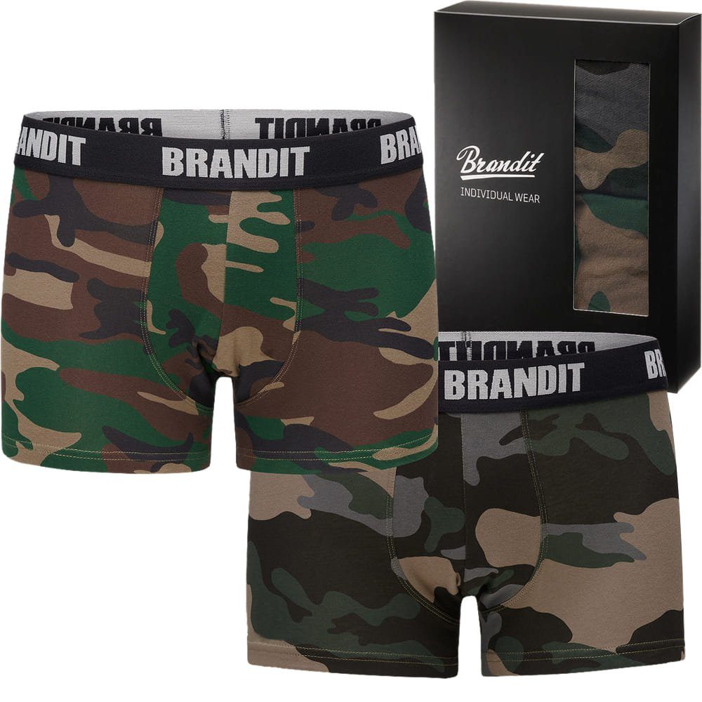 Brandit Boxershorts Brandit 2er Pack Army Boxershorts Retro günstig online kaufen