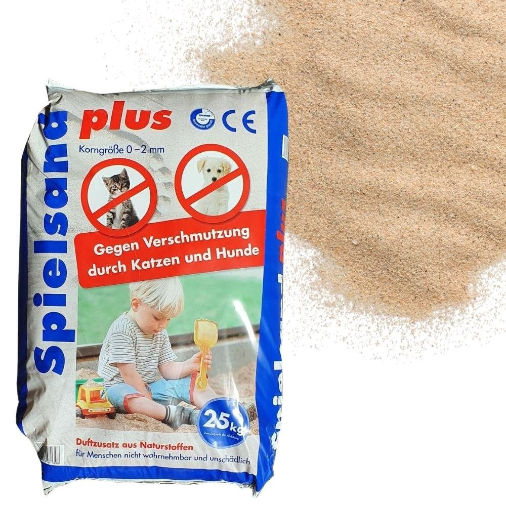 GarPet Spielsand Spielsand Plus 25 Kg TÜV Nord Spielkasten Sand Sandkasten