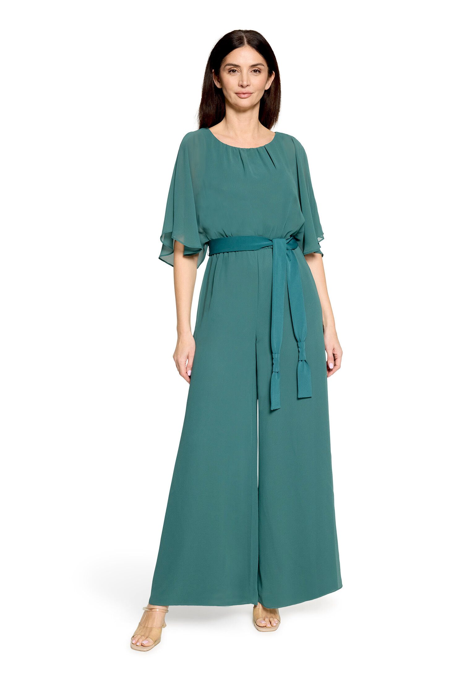 Vera Mont Overall Damen mit Bindegürtel (1-tlg) Design