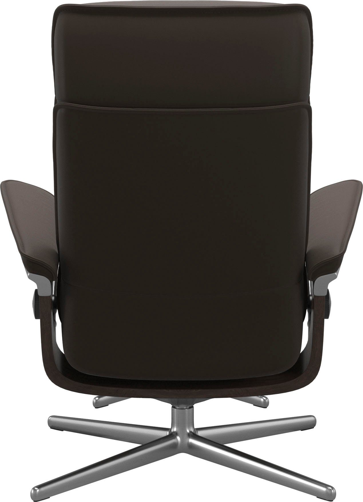 Stressless® Relaxsessel Admiral (Set, Relaxsessel inkl. Hocker), mit Cross Base, Größe M & L, Holzakzent Wenge
