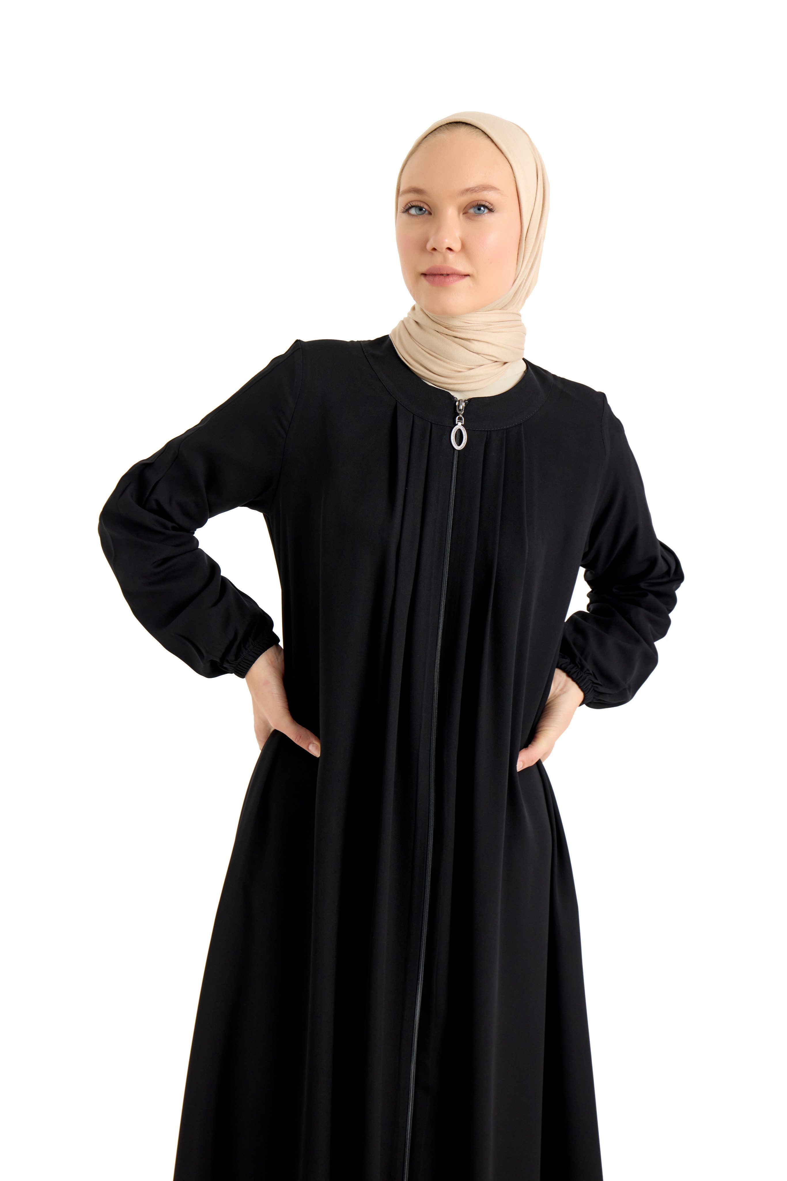 ELYANUR Maxikleid Hochwertige erweiterte Abaya – Bild 4 von 5