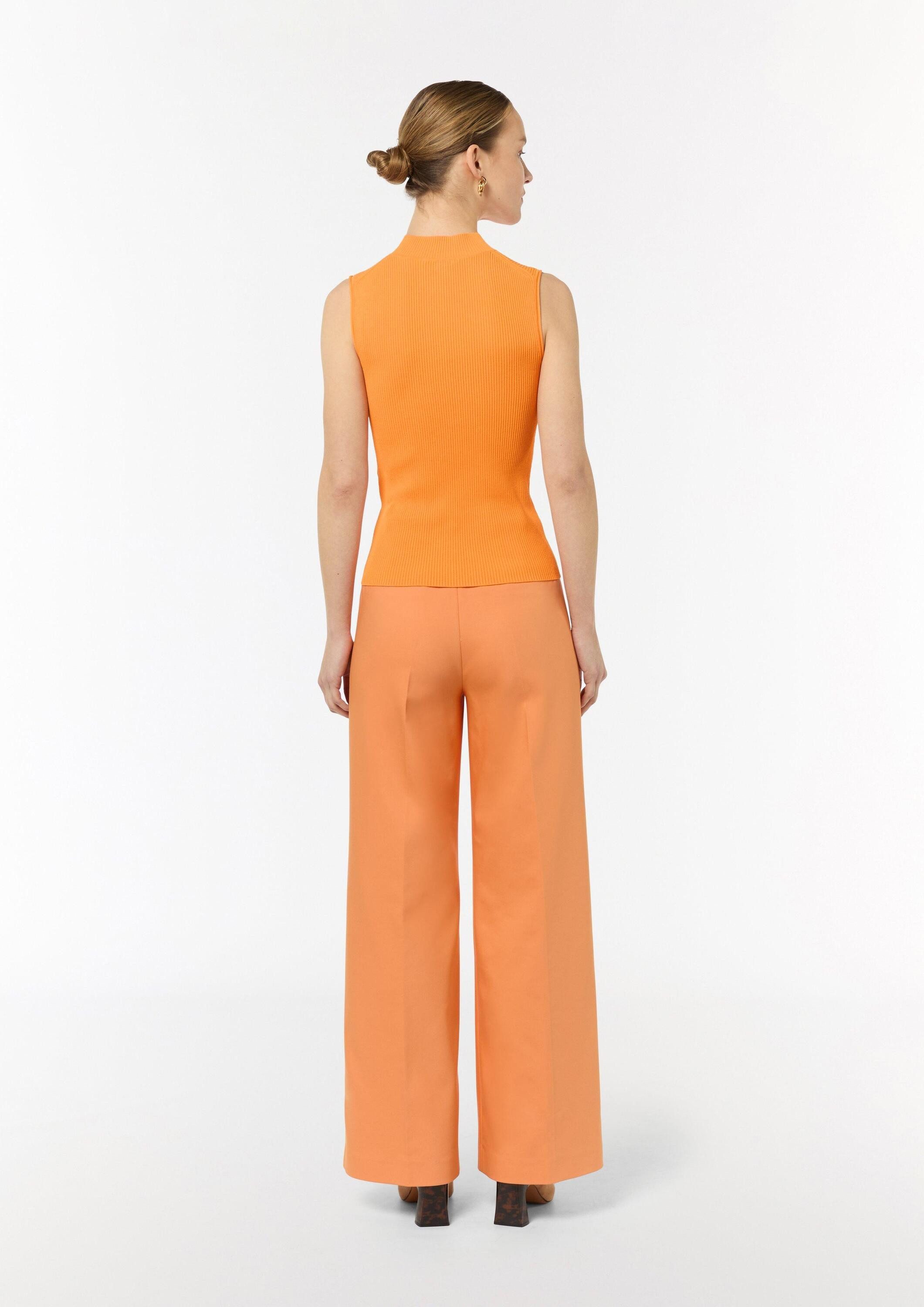 comma Rundhalspullover Strickpullunder Stricktop aus Viskosemix