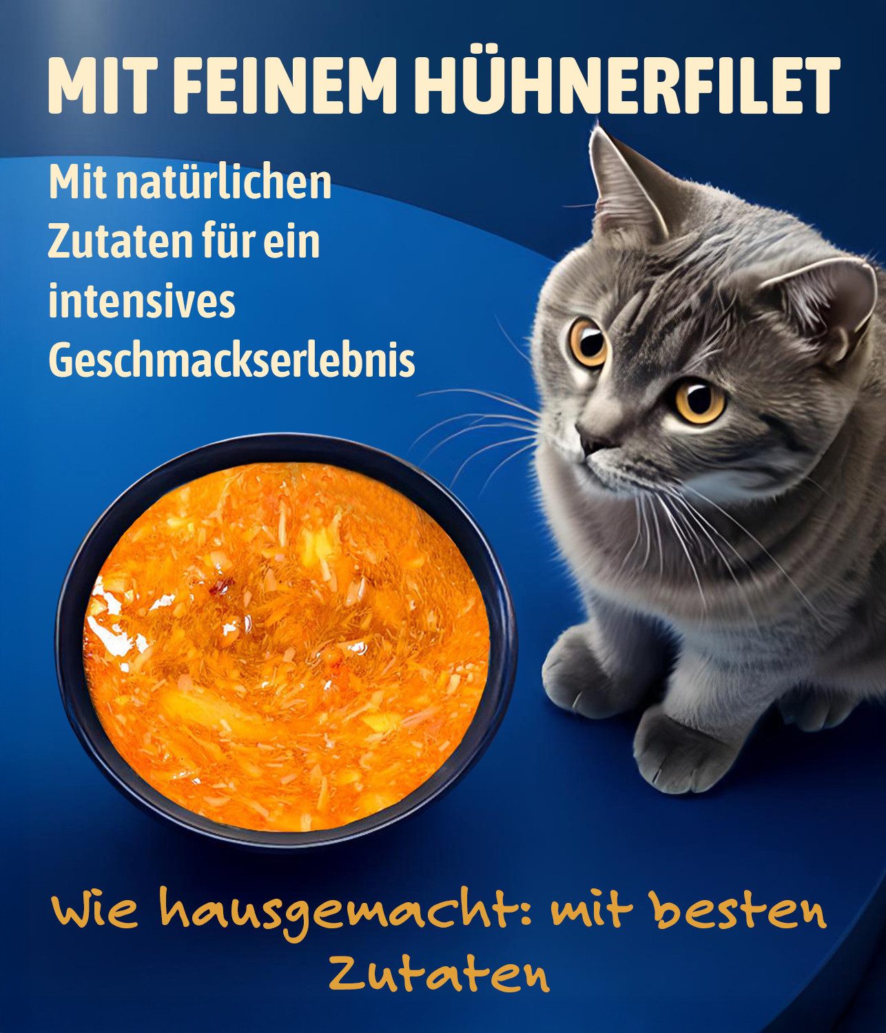 NutriQM Snack Soup Huhn, Snack für: Katze