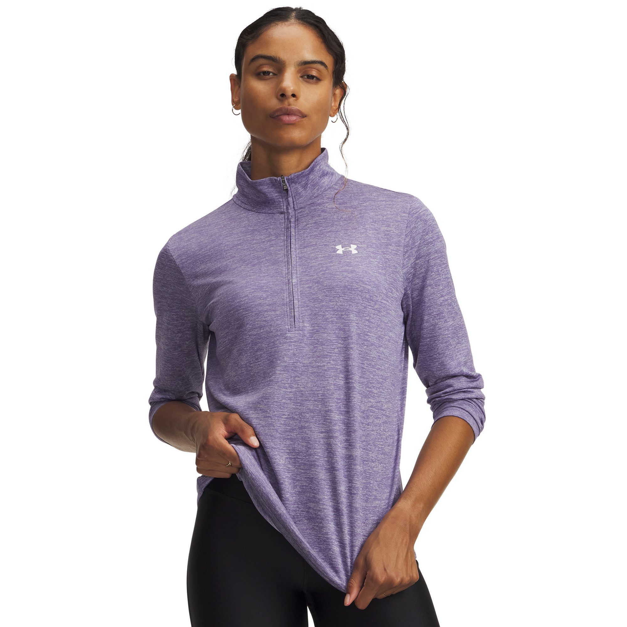 Langarmshirt Under Armour Damen Langarm Shirt Tech 1/2 Zip- Twist 1384225