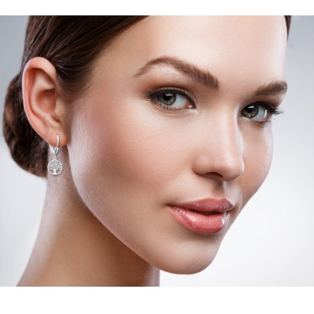 Limana Paar Ohrhänger 925 Silber Lebensbaum hängende Ohrringe Baum des Lebe günstig online kaufen