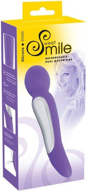 Smile Wand Massager Rechargeable Dual Motor Vibe