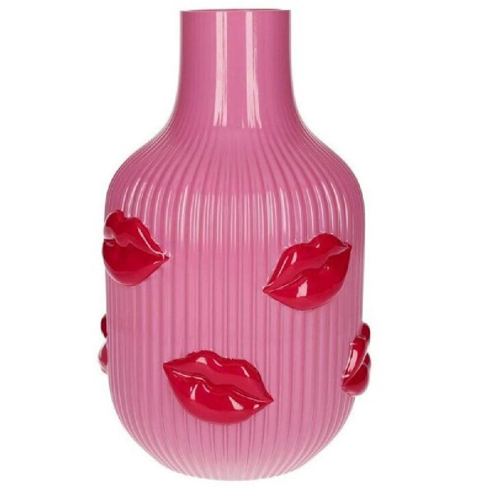 Giftcompany Dekovase Vase L´Amour Lippen Rosa