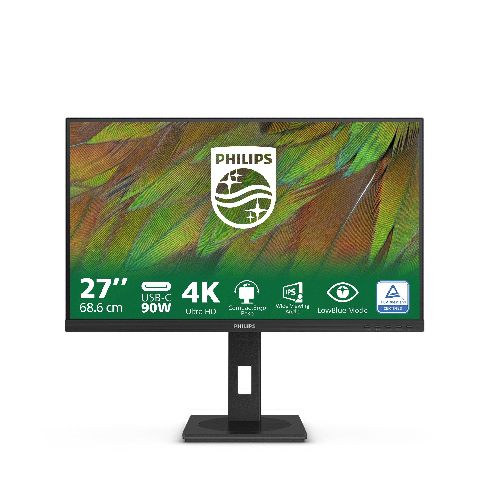 Philips 27B1U3900/00 TFT-Monitor (68,6 cm/27 ", 3840 x 2160 px, 4K Ultra HD, 4 ms Reaktionszeit, 60 Hz, LCD)