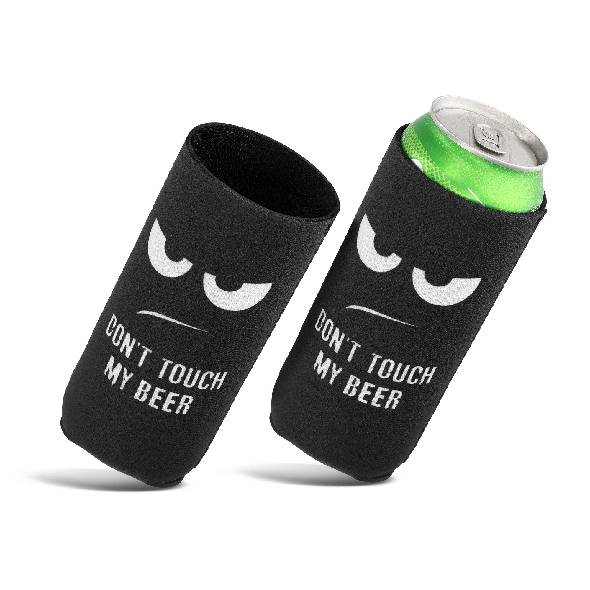 Outdoor-Flaschenkühler kwmobile 2x 500ml Can Dosenkühler - für Bierdosen und andere