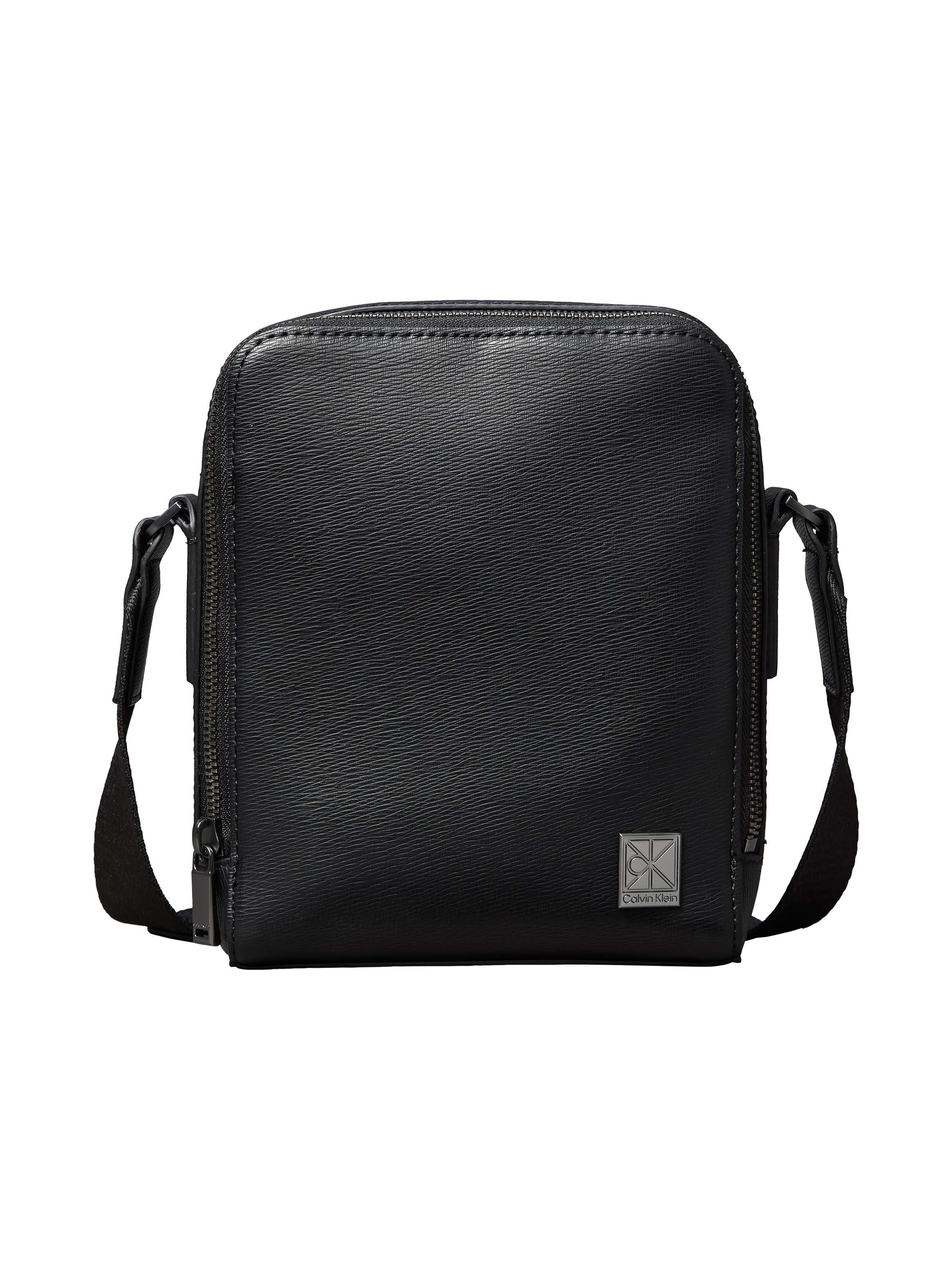 Calvin Klein Umhängetasche EMBLEM HW REPORTER, Herren Minibag, Schultertasche, Body Bag mit Reißverschluss