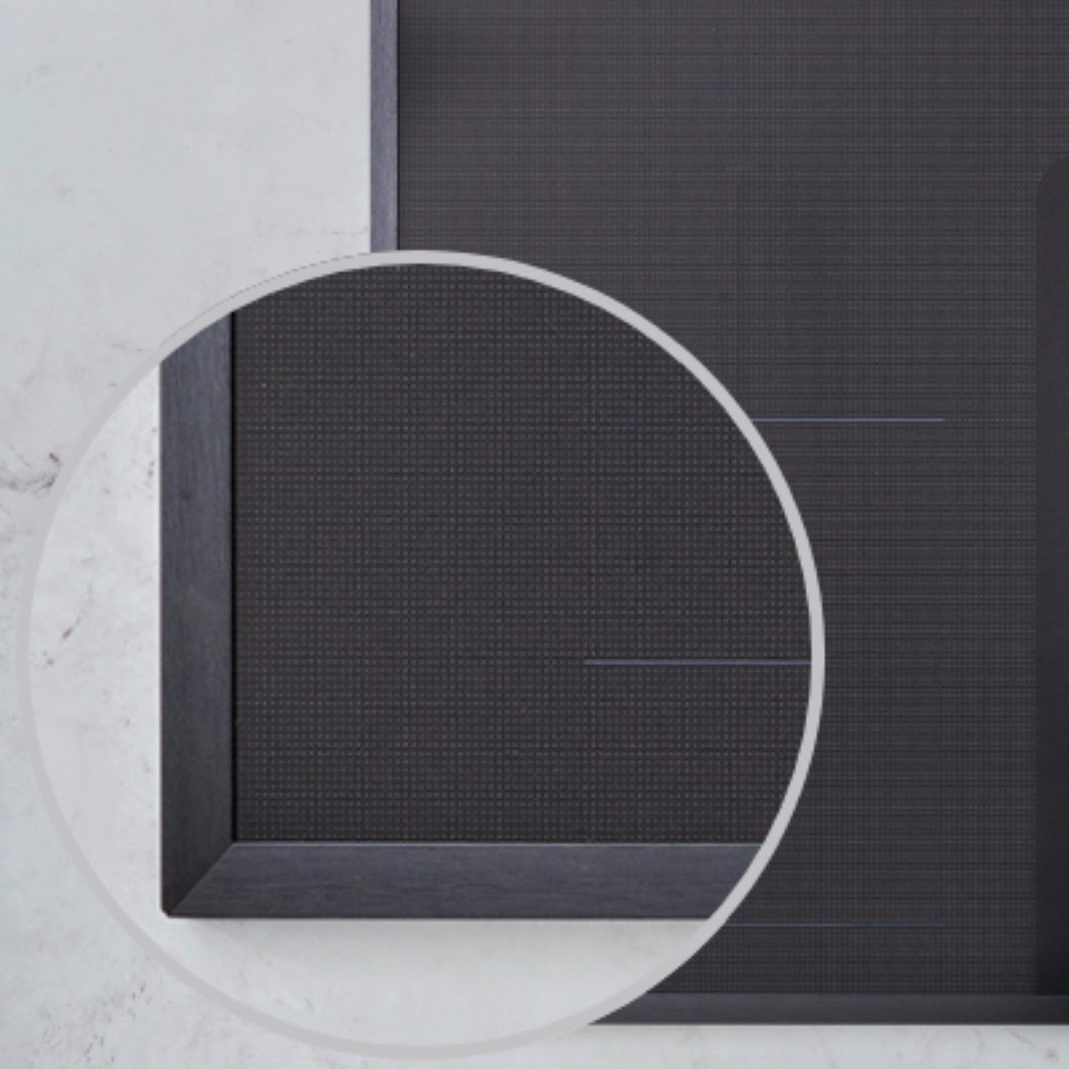 Berbel Montagezubehör Kochfeldrahmen Mattschwarz für BKA DLI 1100041