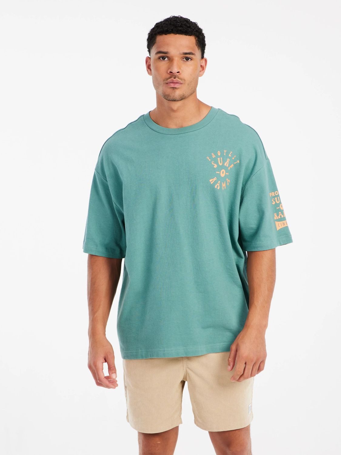 Protest T-Shirt Protest Oversize T-Shirt PRTAval Grün S